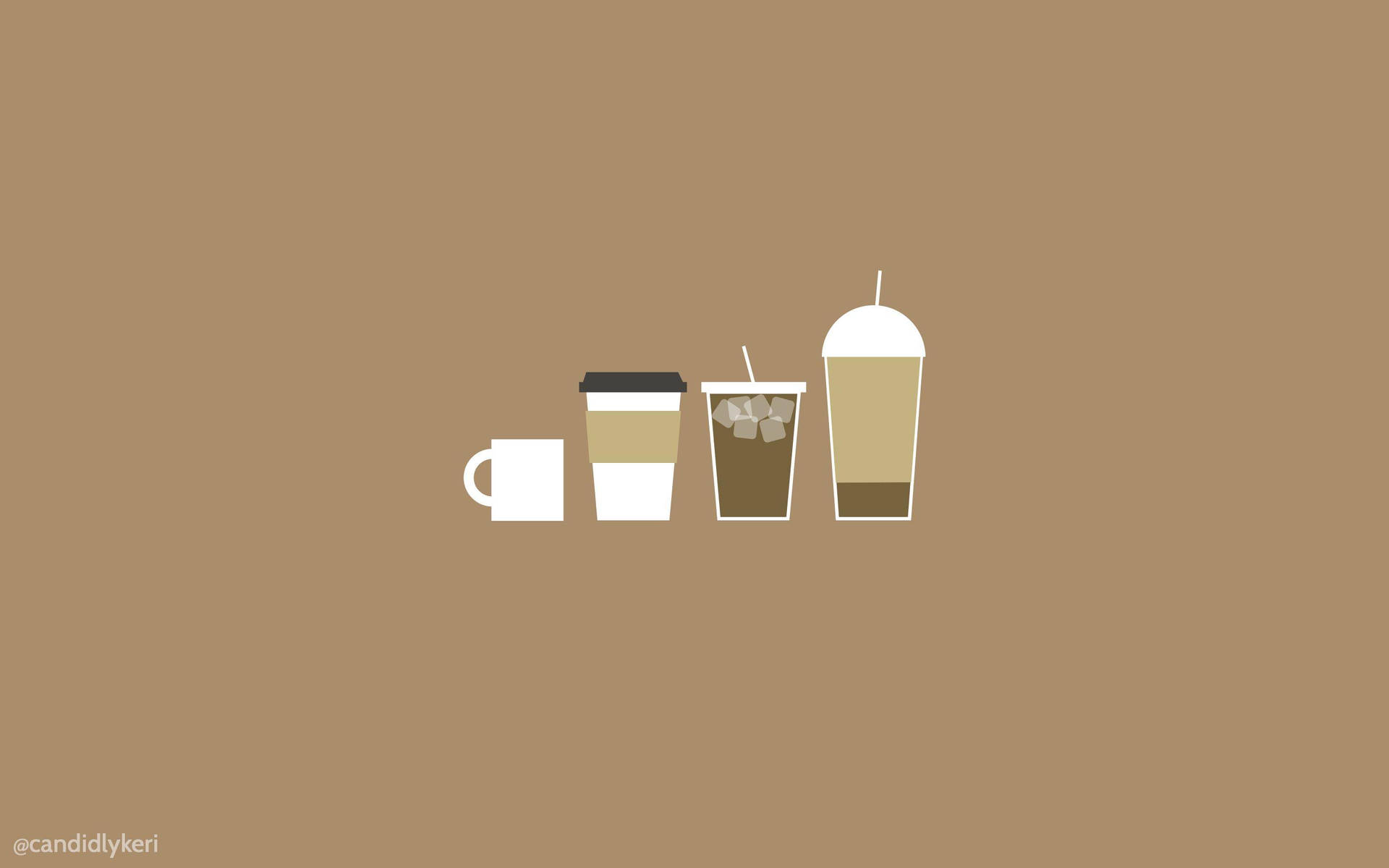 Beige Aesthetic Laptop Wallpaper
