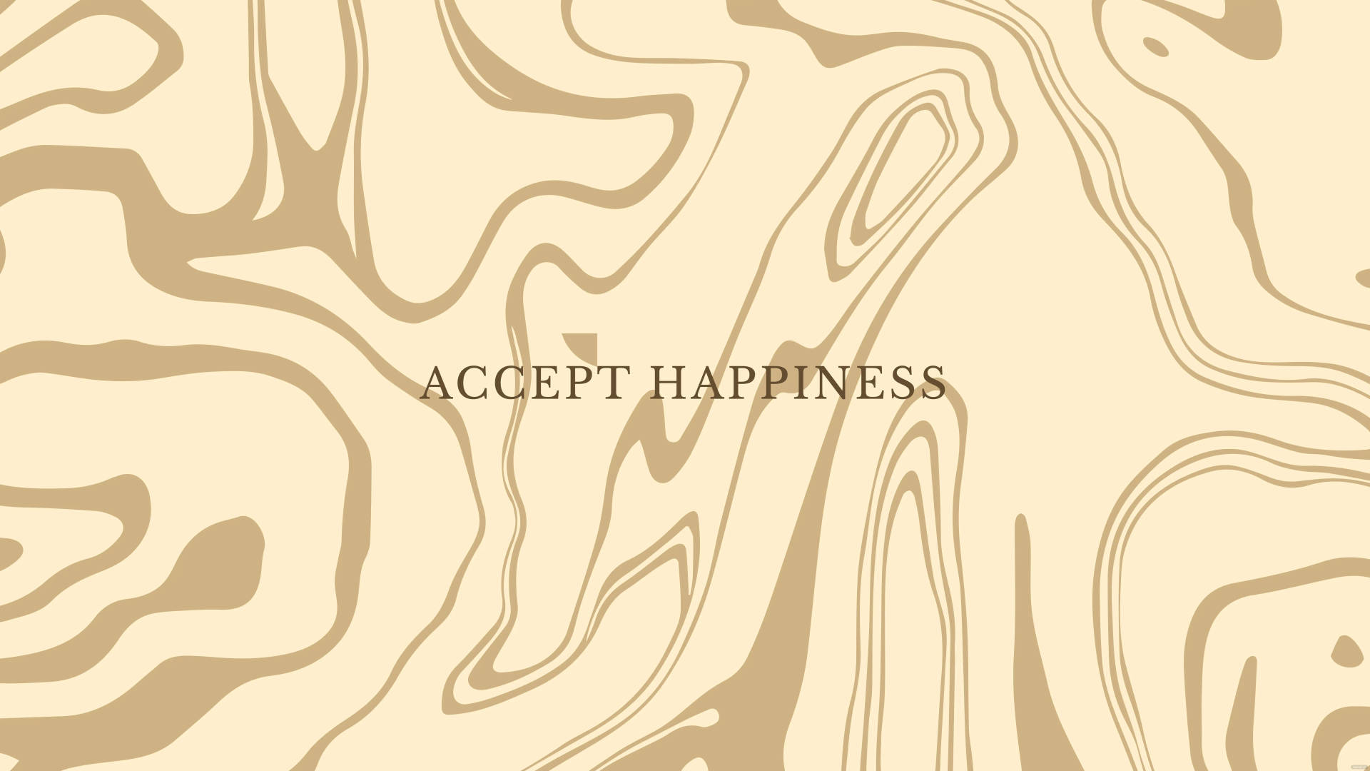 Download Beige Aesthetic Laptop Ink Art Wallpaper