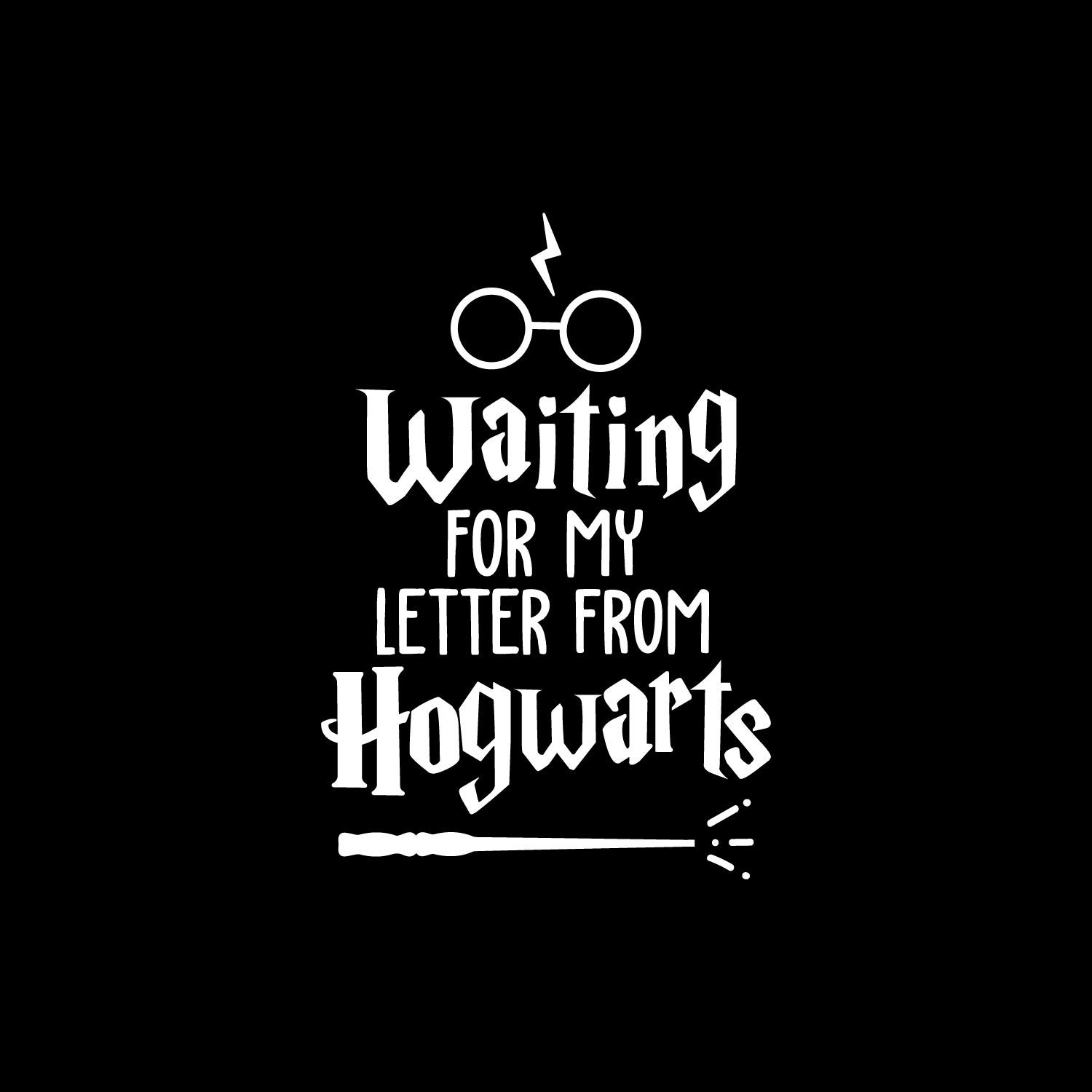 Vinyl Wall Art Decal for My Letter from Hogwarts.5 x 22 Potter Inspired Modern Home Apartment Bedroom Nursery Playroom Daycare Living Room Door Quote