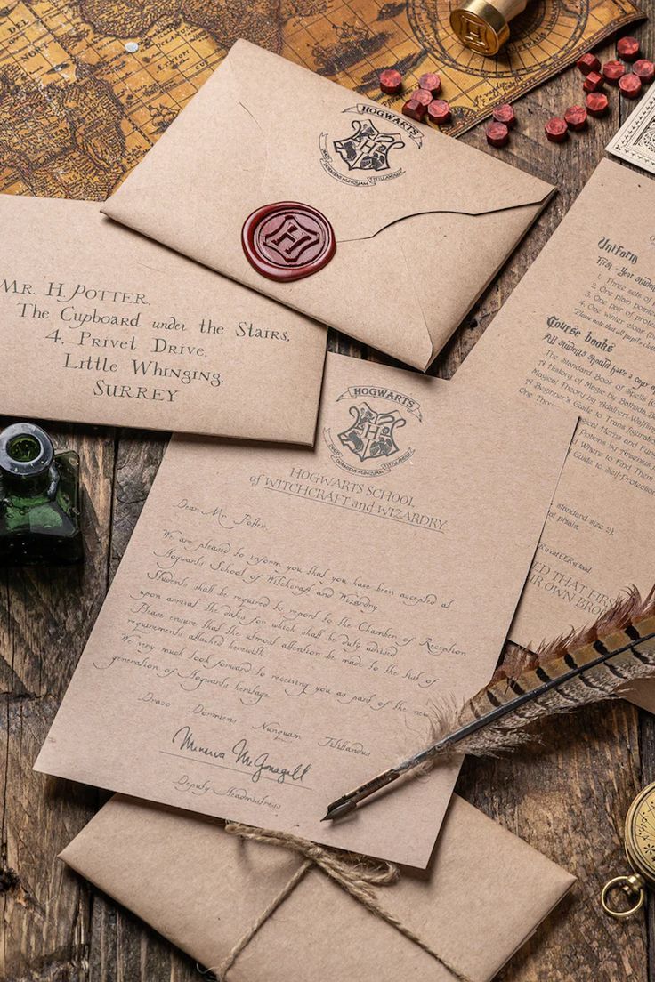 Harry Potter Toys Hogwarts Acceptance Letter Writing Set The Noble Collection