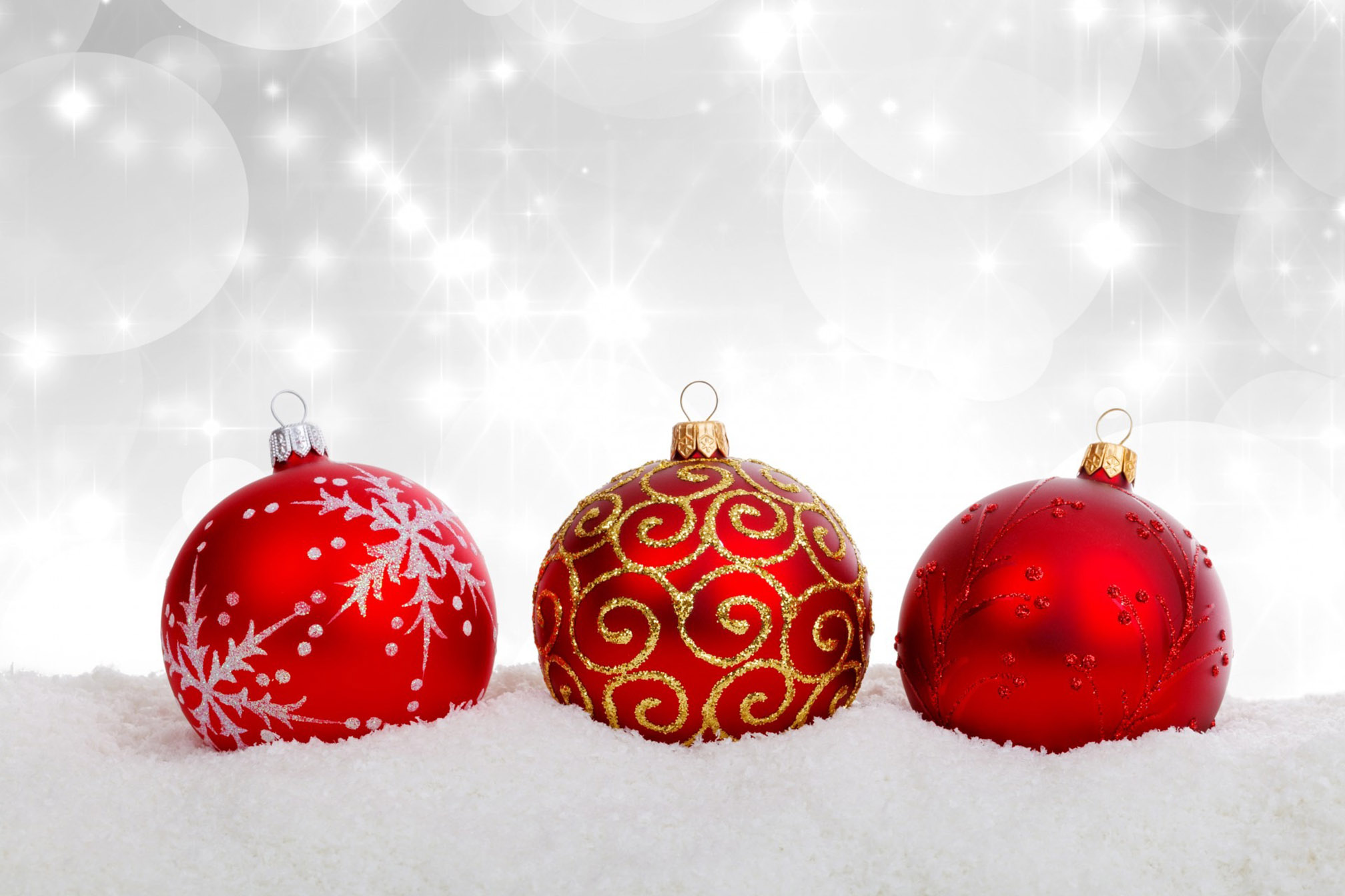 More Ball Decoration for a Free Christmas Wallpaper and Christmas Background Image