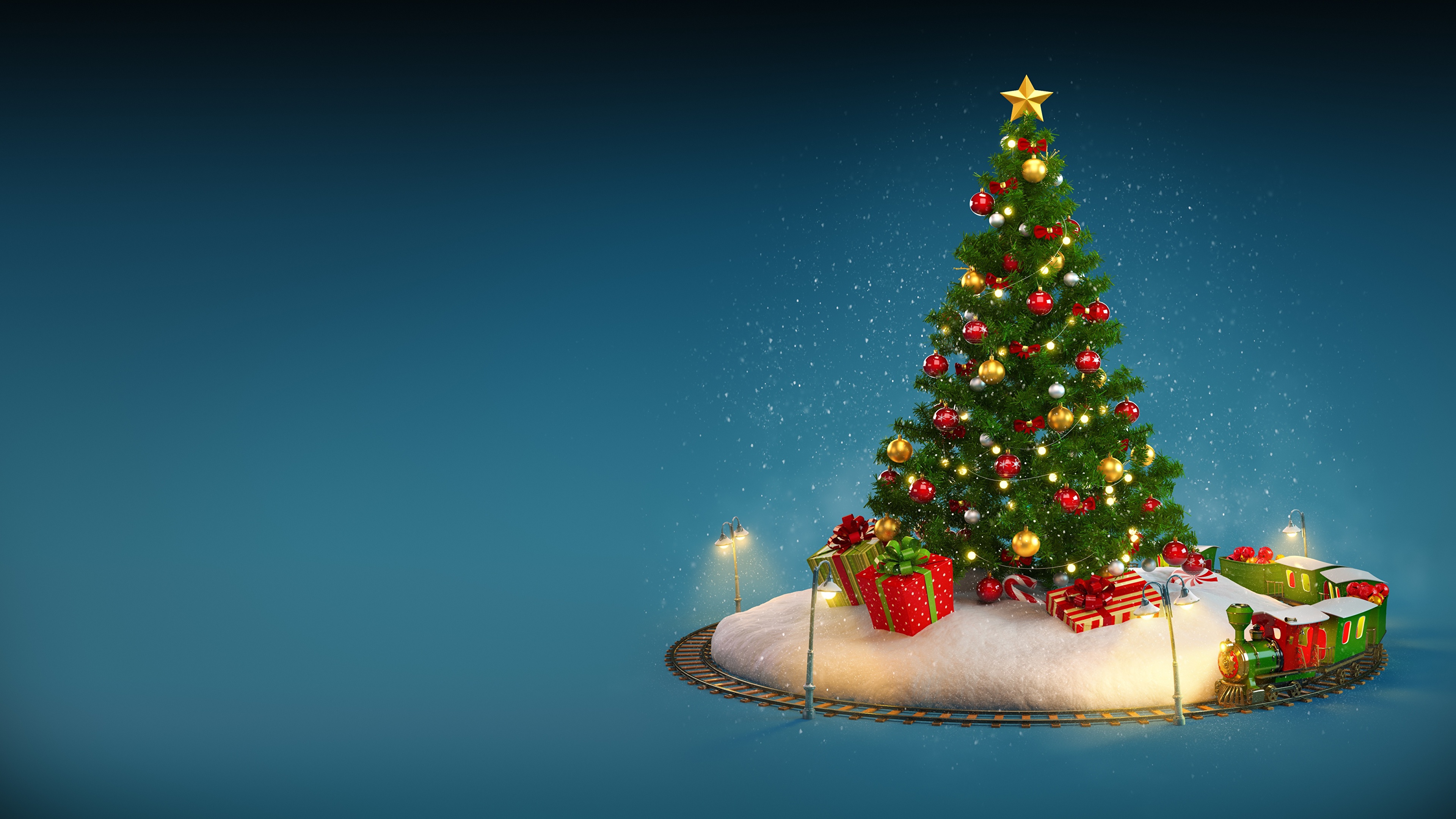 Wallpaper Christmas Day, New Year, Christmas Tree, Christmas Ornament, Christmas, Background Free Image
