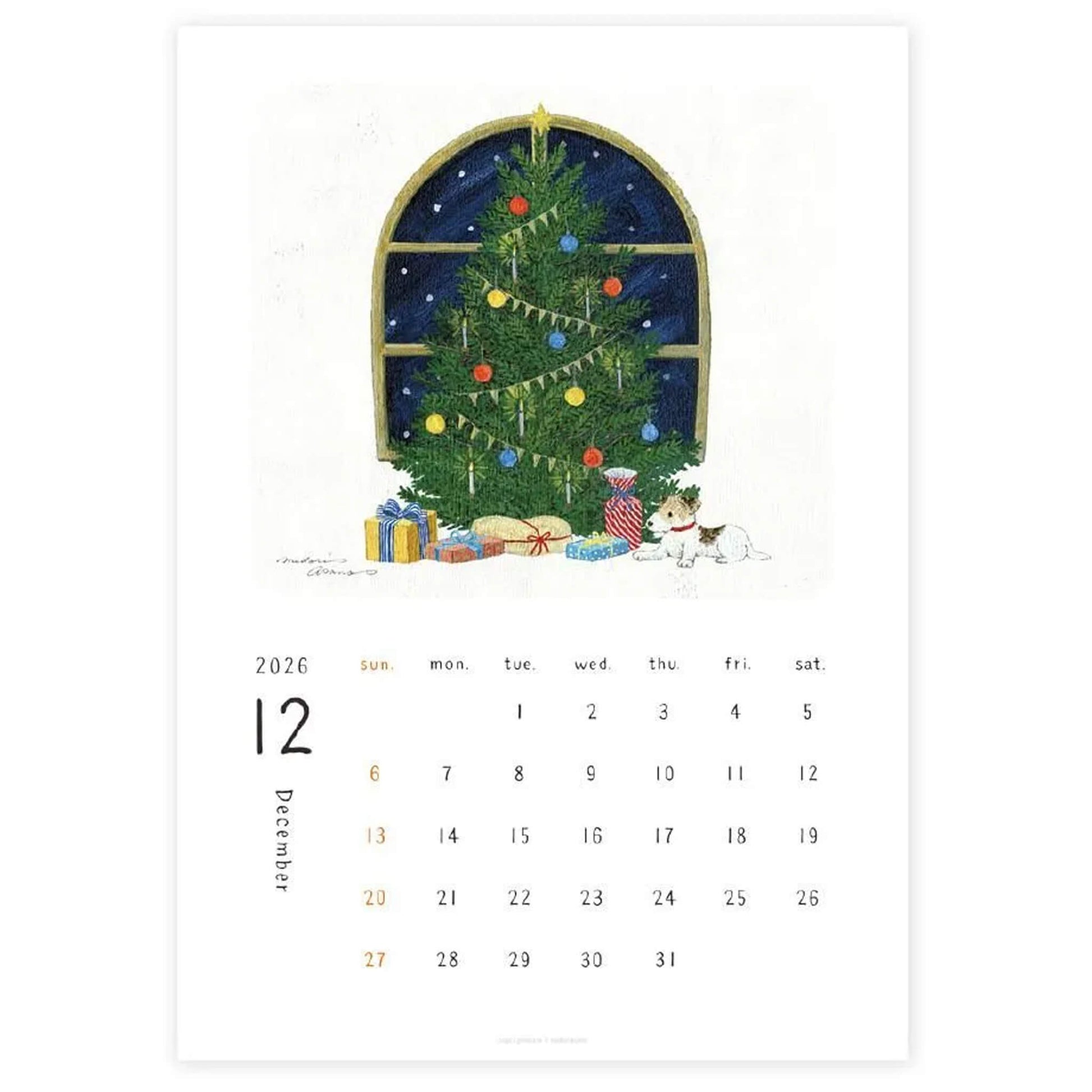 Cozyca 2026 Calendar Asano