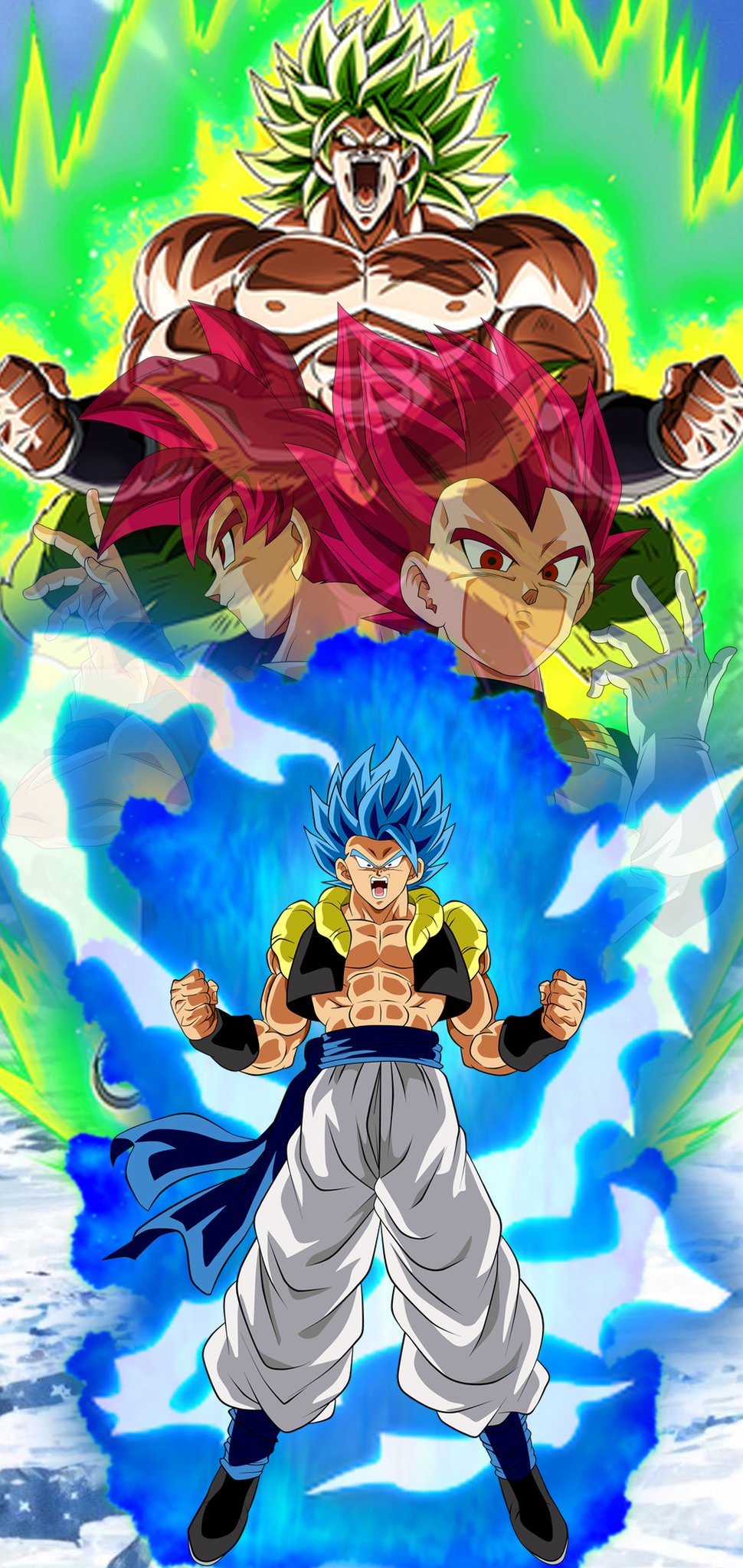 I made this Dragon Ball Super Broly Phone Wallpaper by editing image. Feel free to use it just give credit if posting anywhere