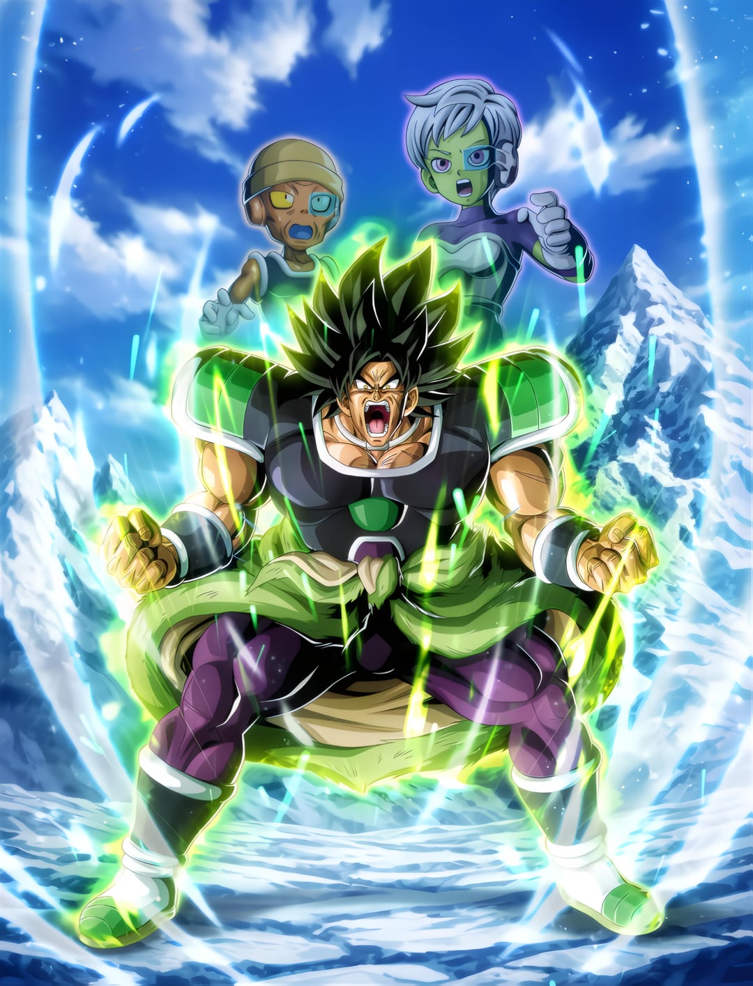 LR Wrathful Broly HD Art
