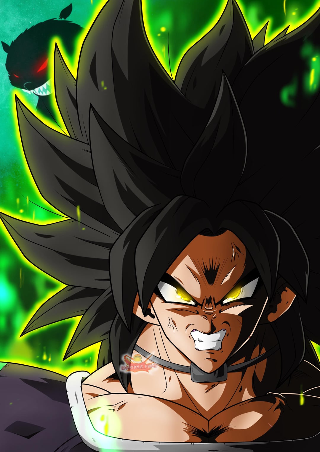 Wrathful Broly finished Art by myself :)