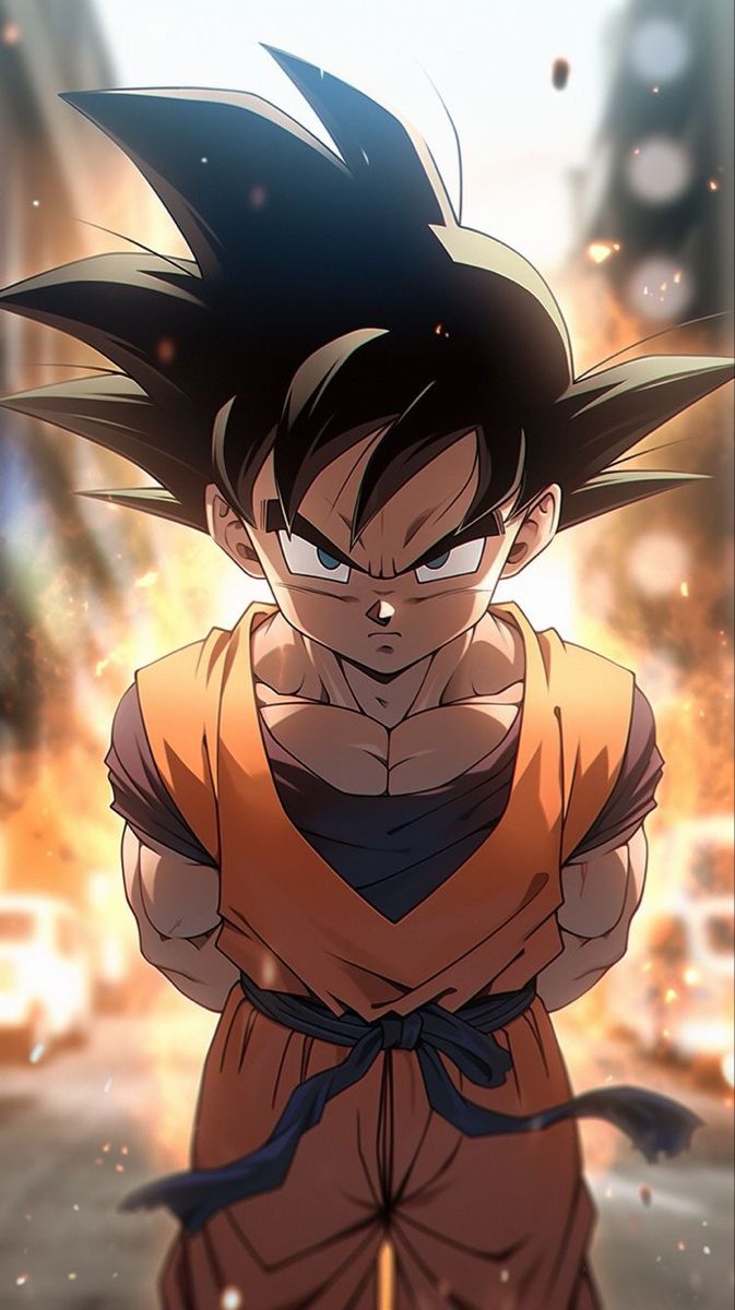 Little son Goku HD wallpaper