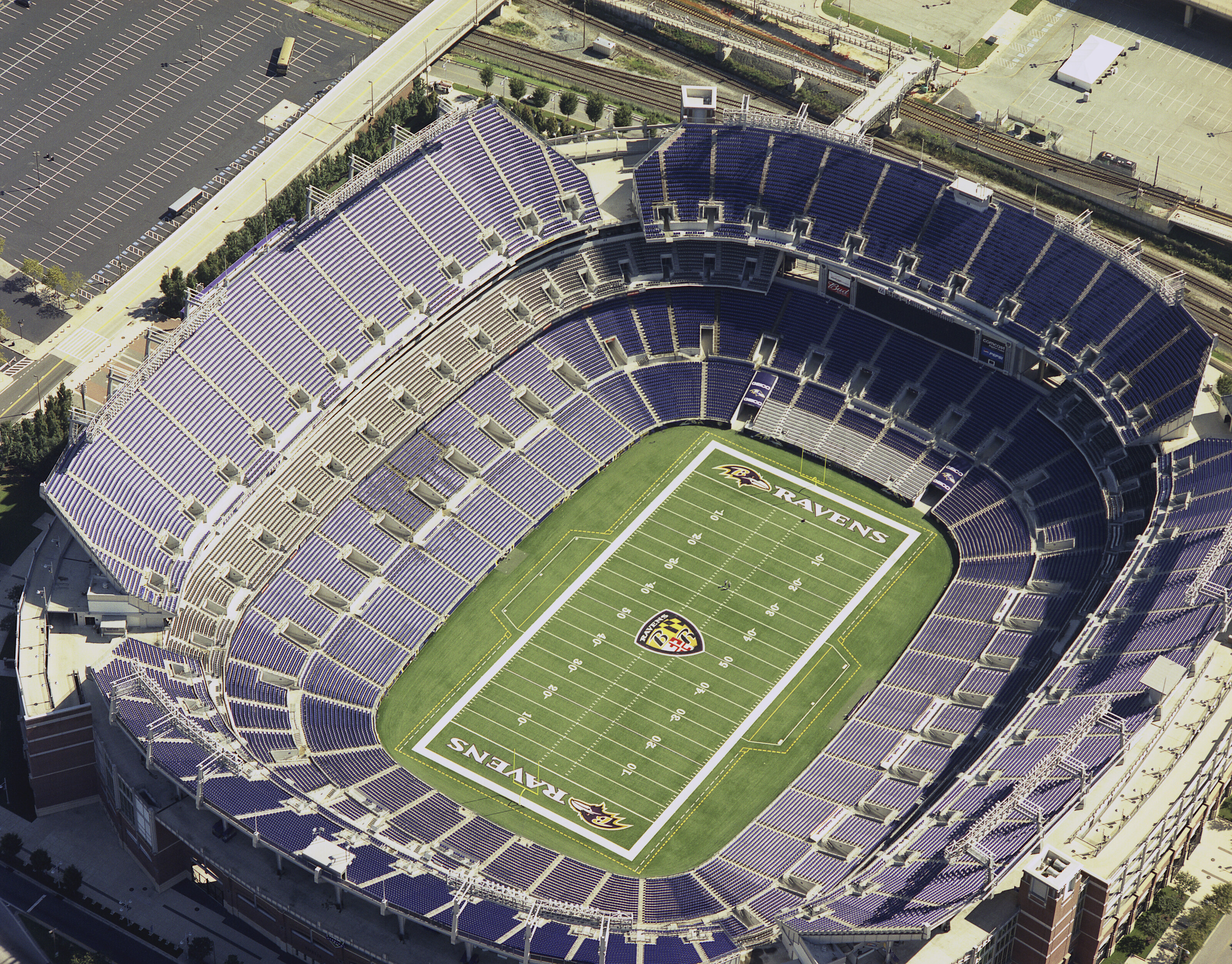 Ravens Stadium Wall Mural