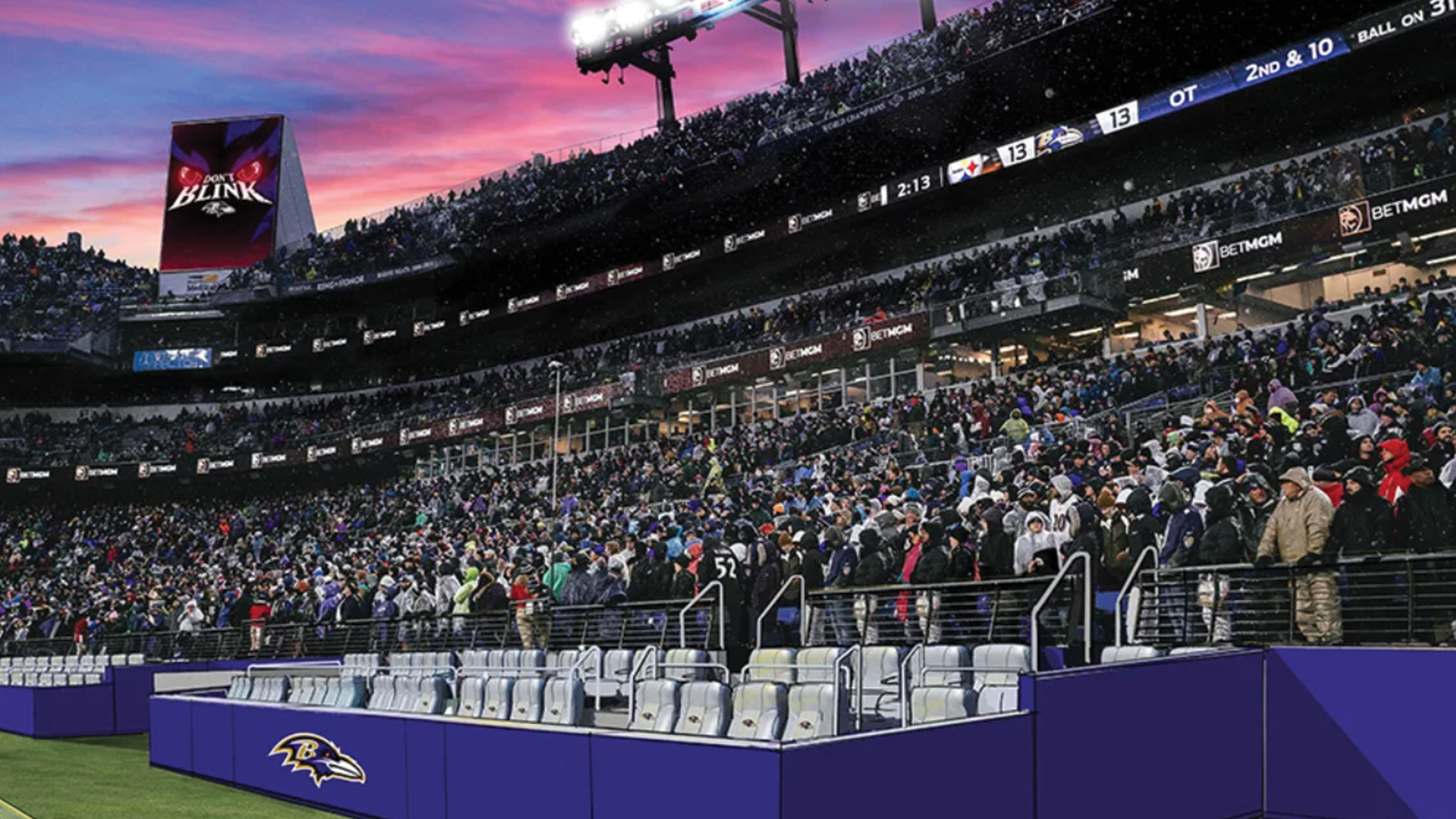 M&T Bank Stadium Renovations: Field Seats