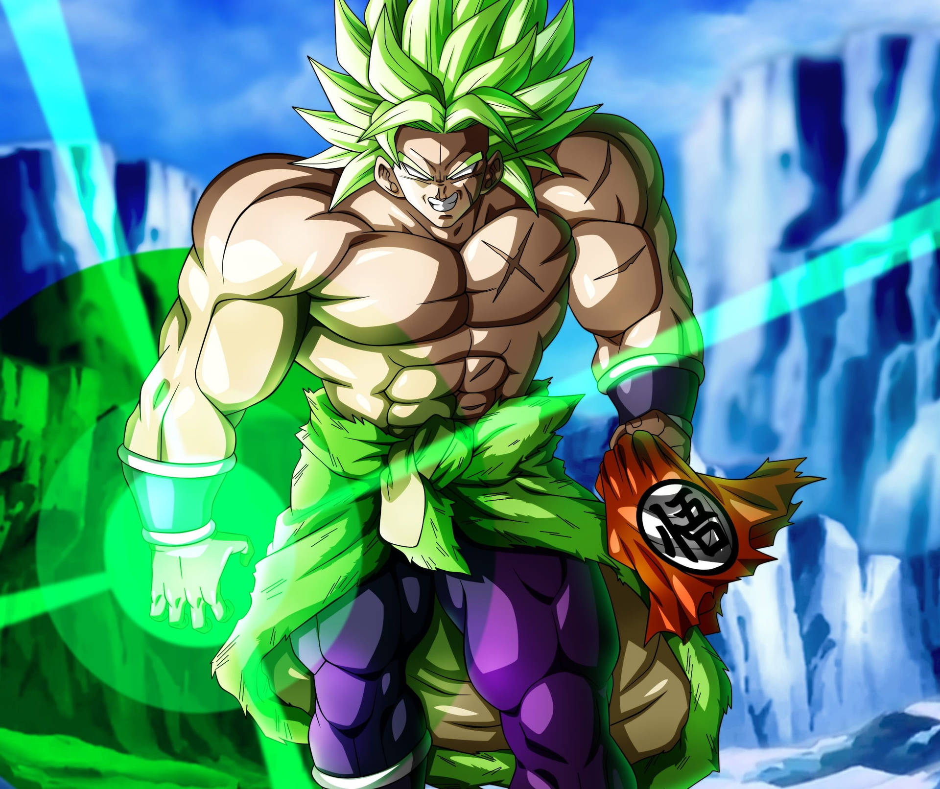 Download Broly Super Saiyan Full Power Wallpaper