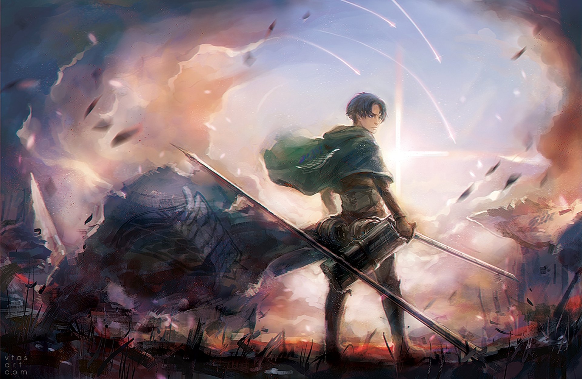 Levi Ackerman HD Wallpaper on Titan