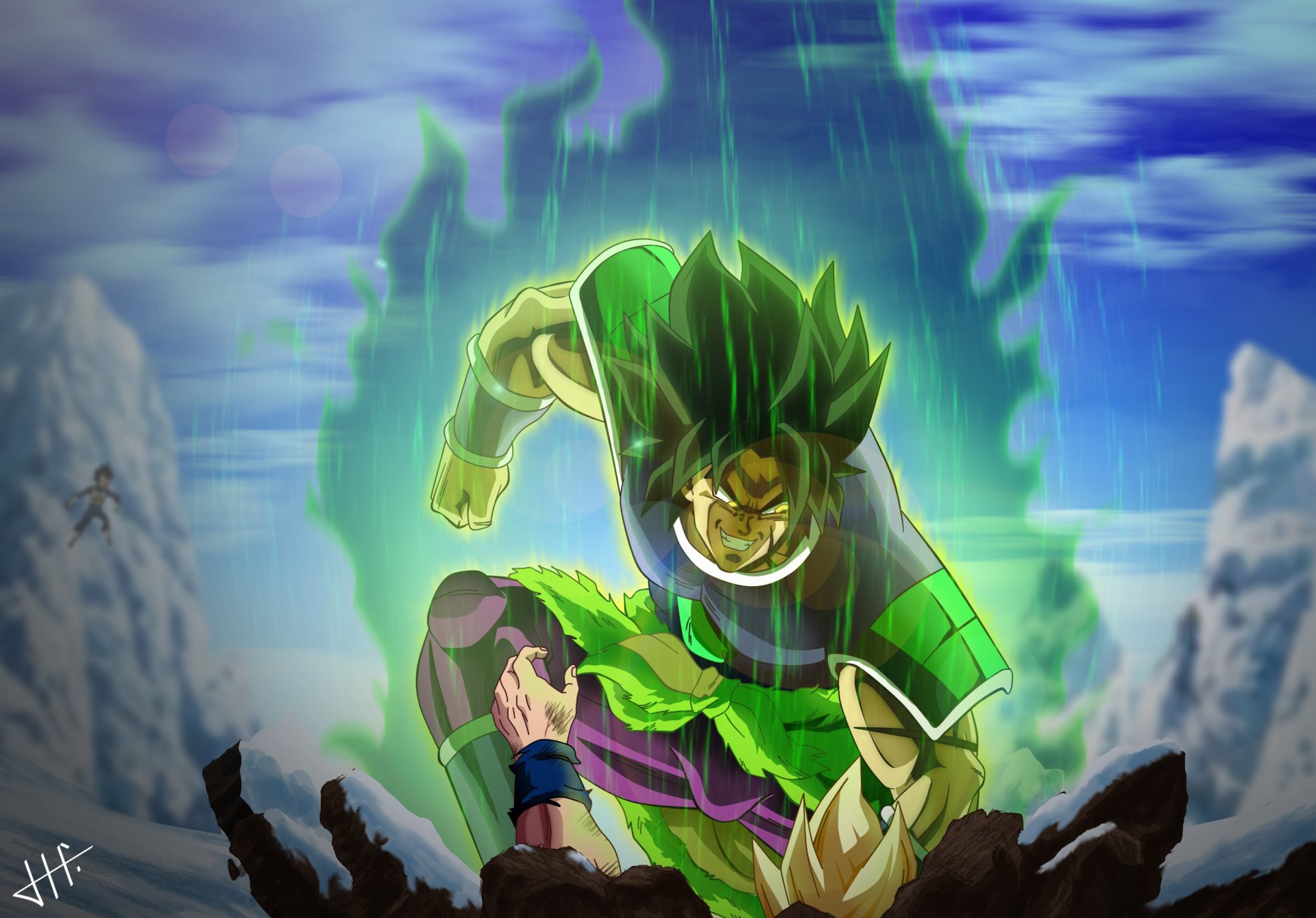 Broly Unleashed: Epic Dragon Ball Super HD Wallpaper
