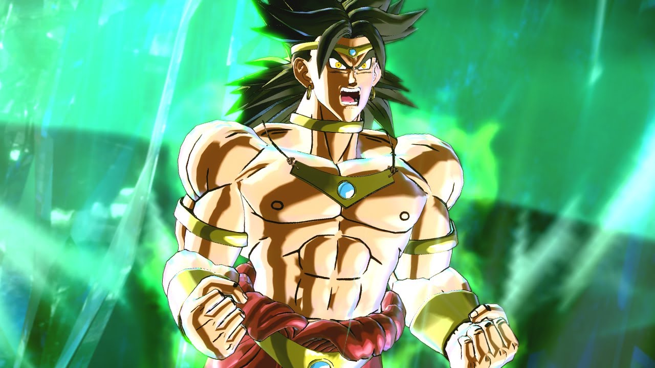 DBZ Broly with DBS Broly Ikari Form (CONTROLLED OOZARU)! New Sun Stage + New Skills! Dragon Ball XV2