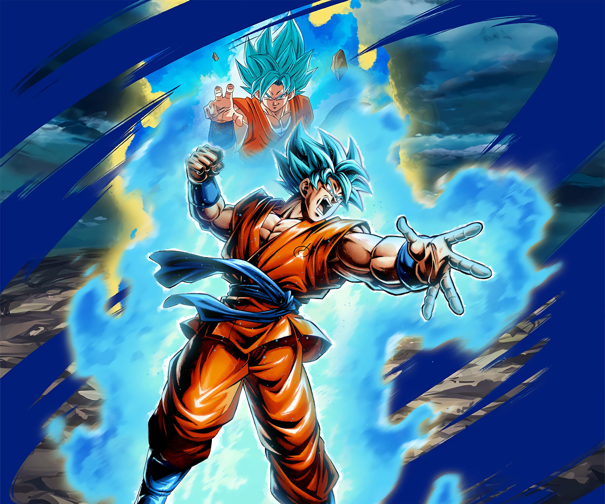 Download Super Saiyan Blue Goku Anime Dragon Ball Super HD Wallpaper