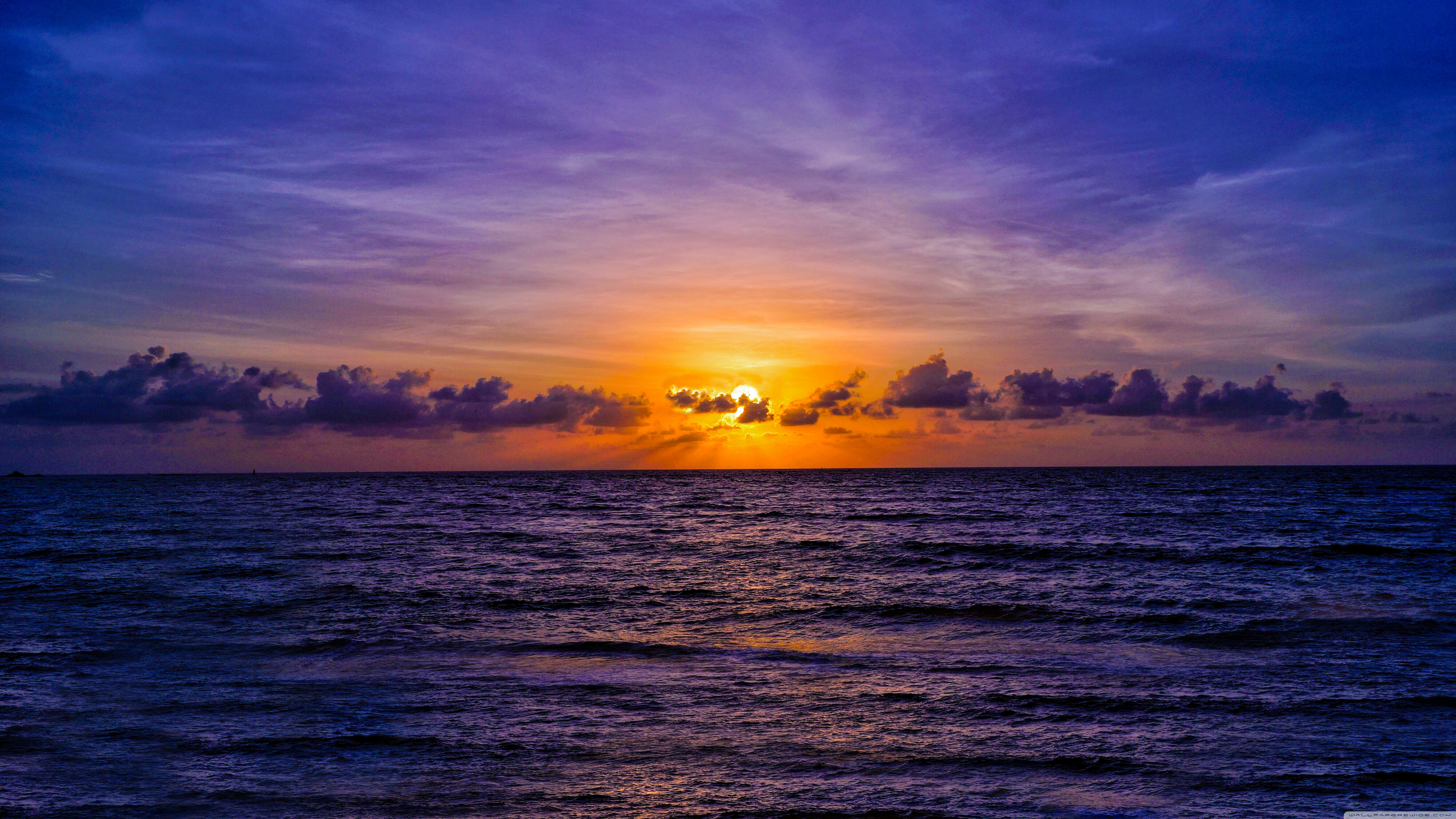 WINTER SUNSET 4K UHD Wallpaper for UltraHD Desktop and TV, Widescreen and UltraWide Display, Smartphone and Tablet Devices