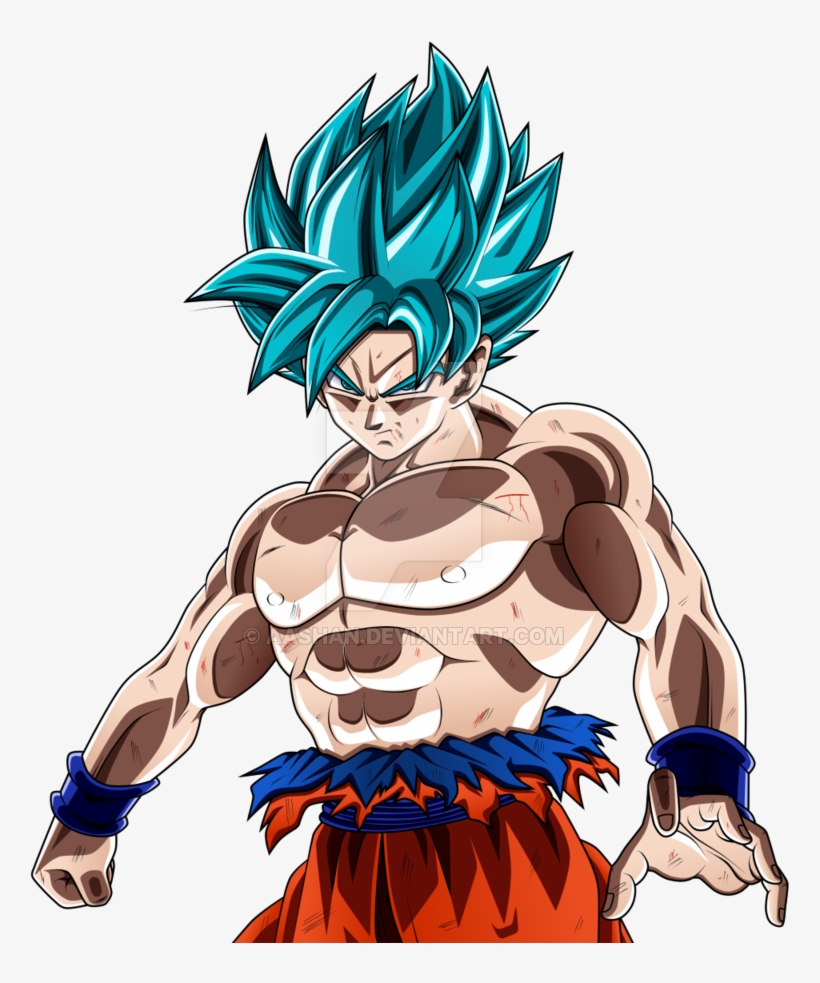 Dragonball Super Png Ssj Blue Full Power Transparent PNG Download on NicePNG