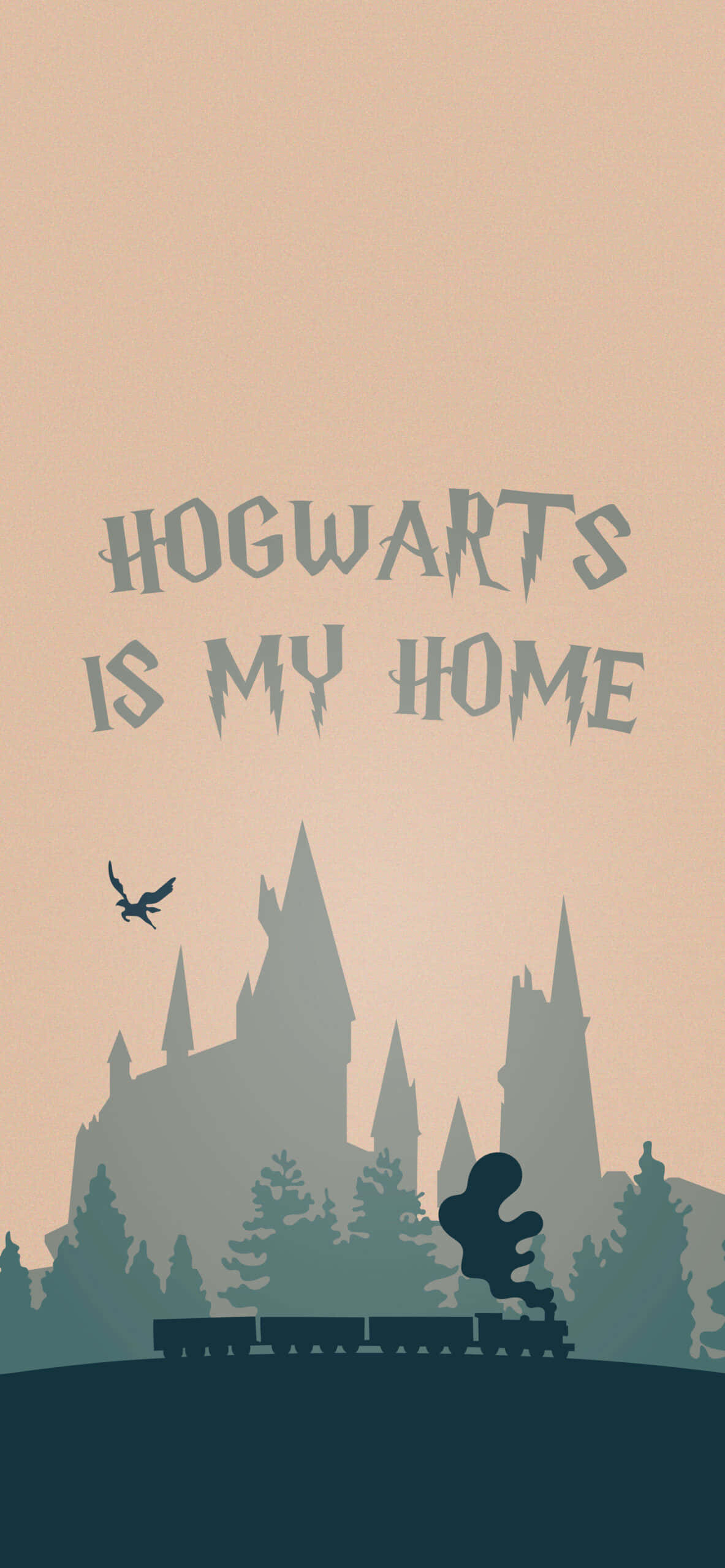 Download Hogwarts Is My Home Text For Harry Potter Background