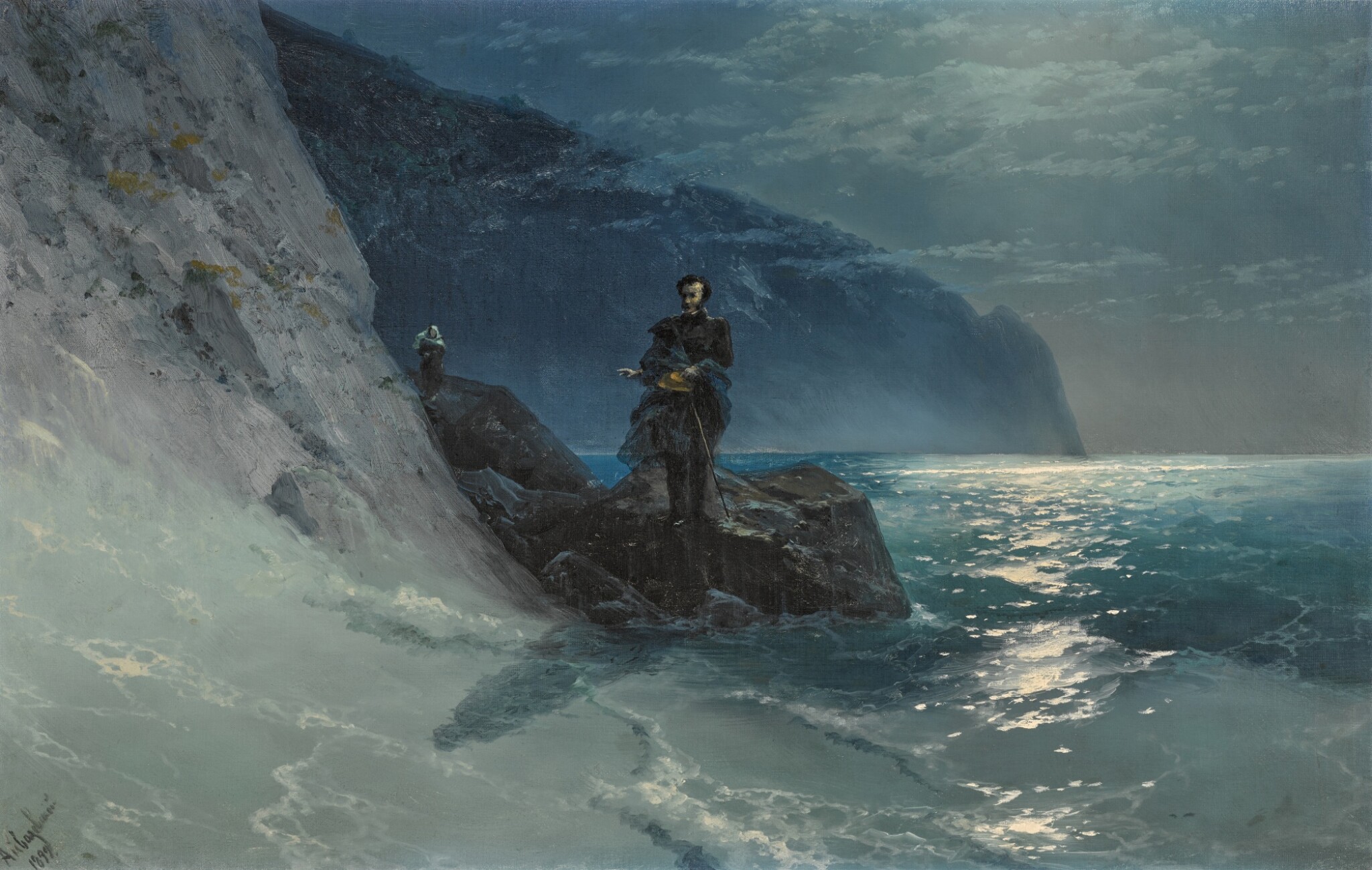 Alexander Pushkin by the Cliffs of Gurzuf. European & British Paintings Day Auction