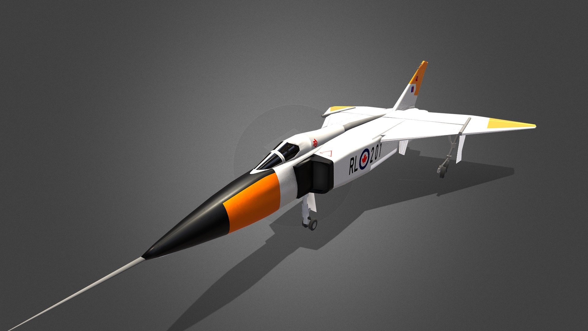 Avro CF 105 Arrow Jet Free 3D Model By Martini SF [e6f75de]