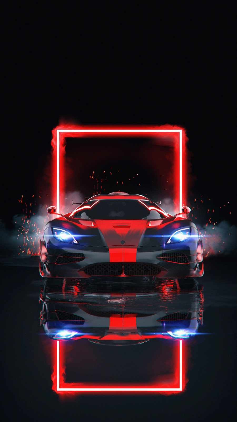 McLaren Neon iPhone Wallpaper