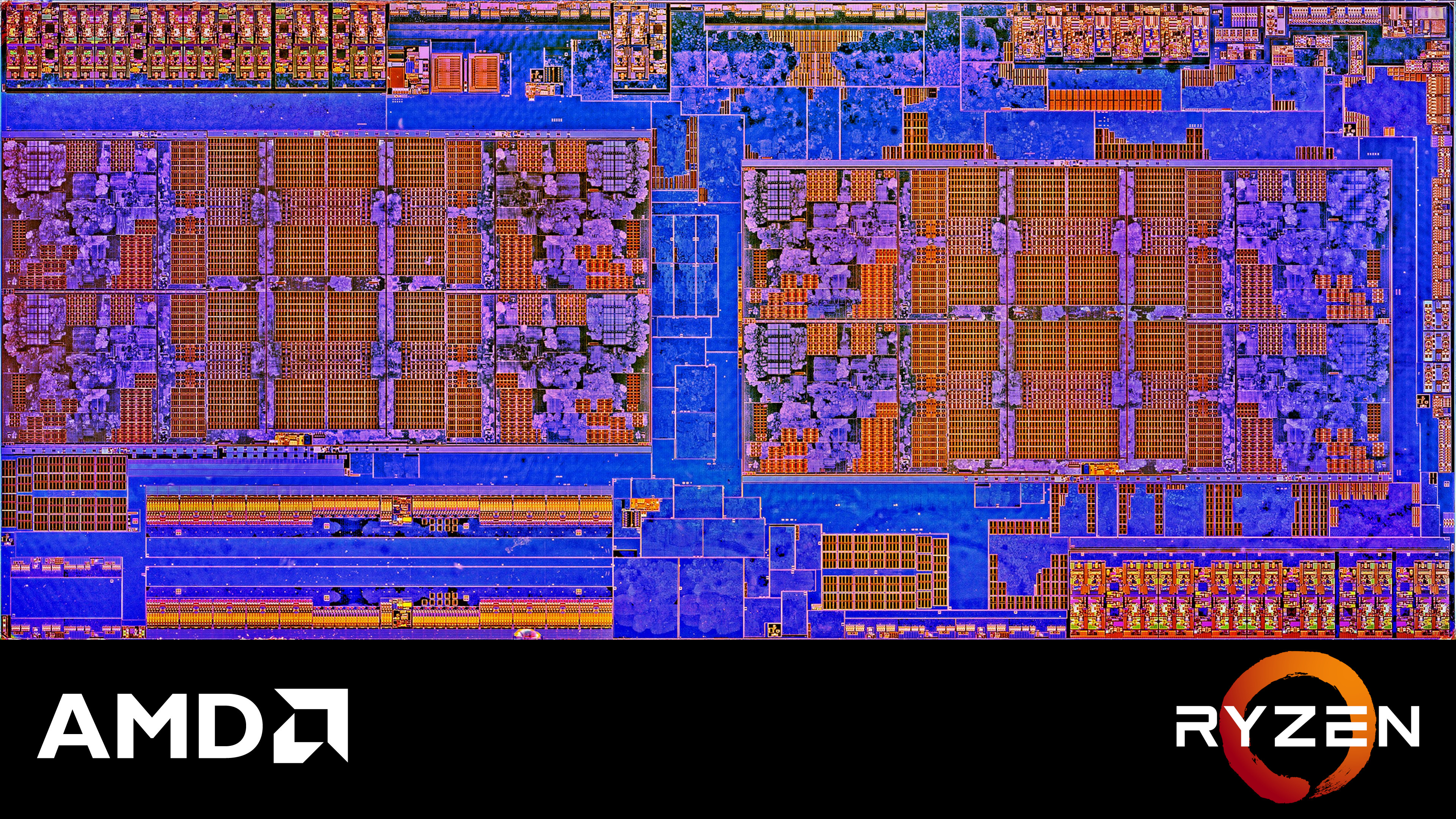 Ryzen Die Shot Wallpaper [3840x2160]