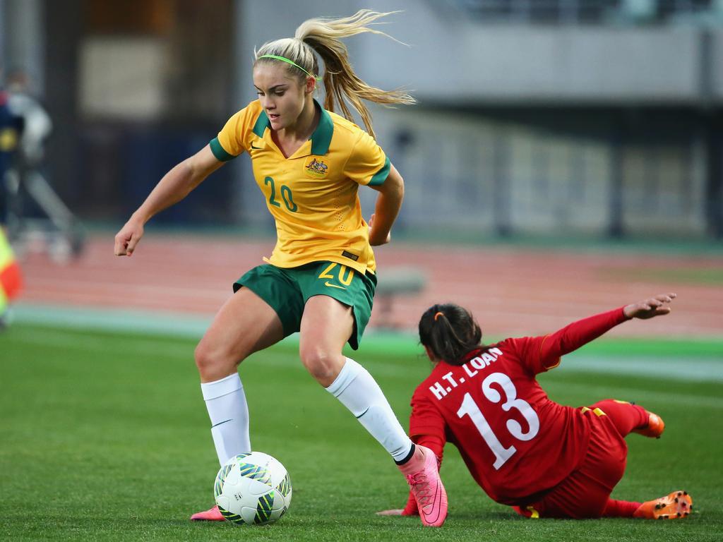 Womens football. Ellie Carpenter's rise to Olympique glory