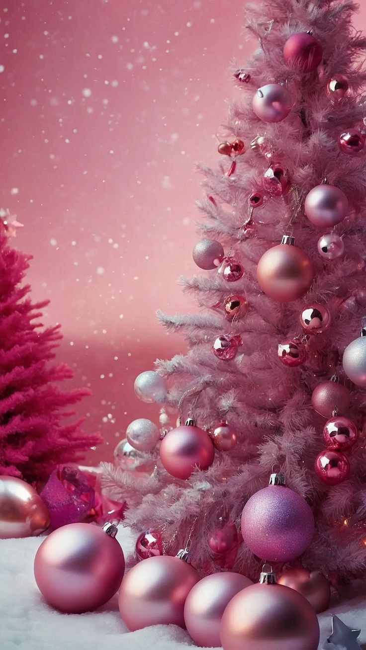 Pink Christmas Wallpaper: Stylish Ideas for Your Screens This Holiday