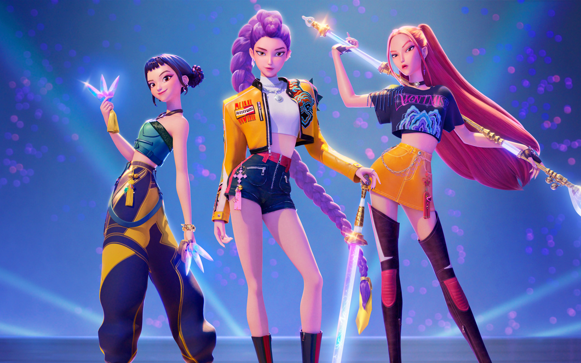 Onstage Best Official Kpop Demon Hunters Wallpaper For IPhone Netflix K Pop