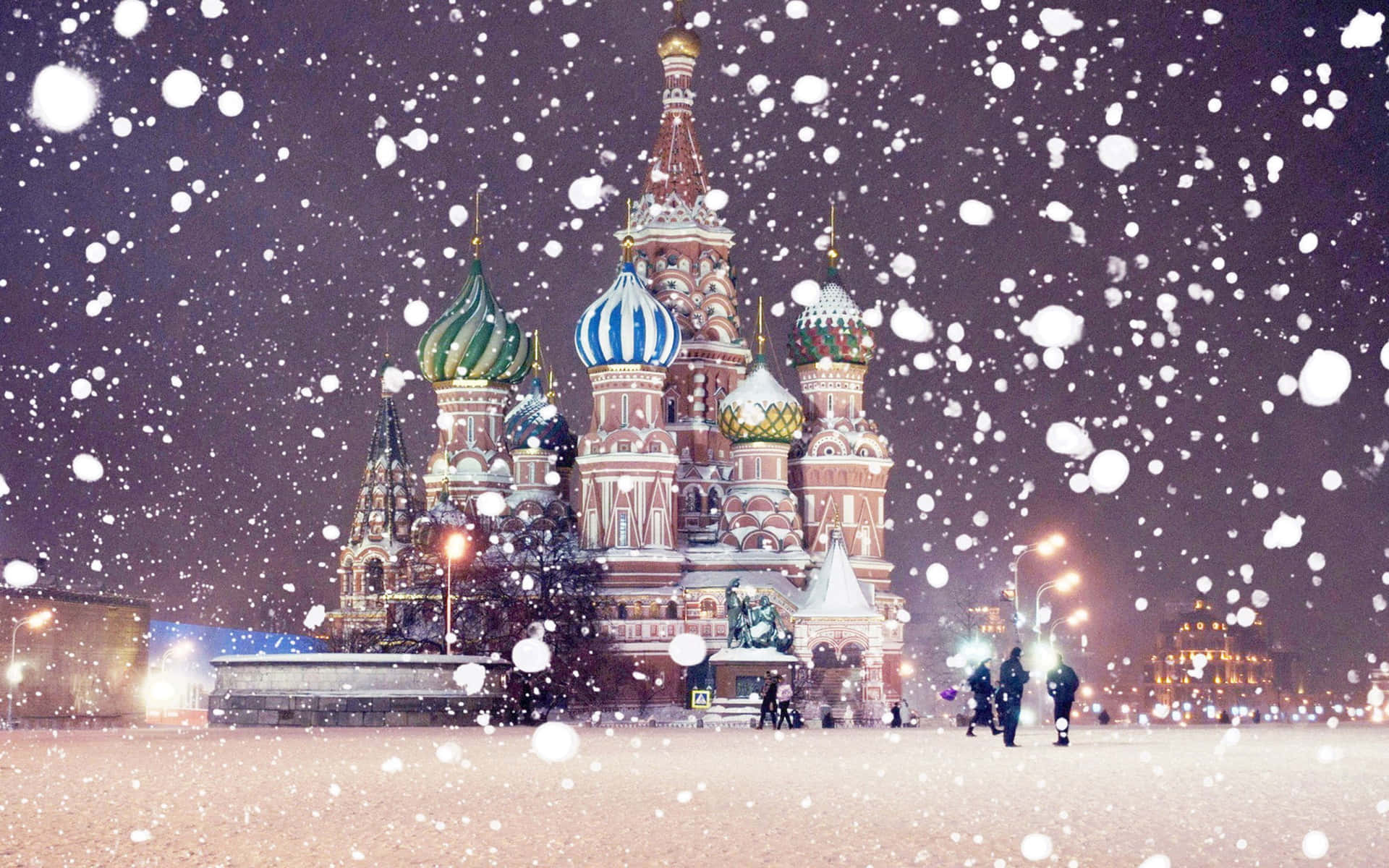 Download Caption: Majestic Saint Basil's Cathedral at Kremlin, Moscow Wallpaper