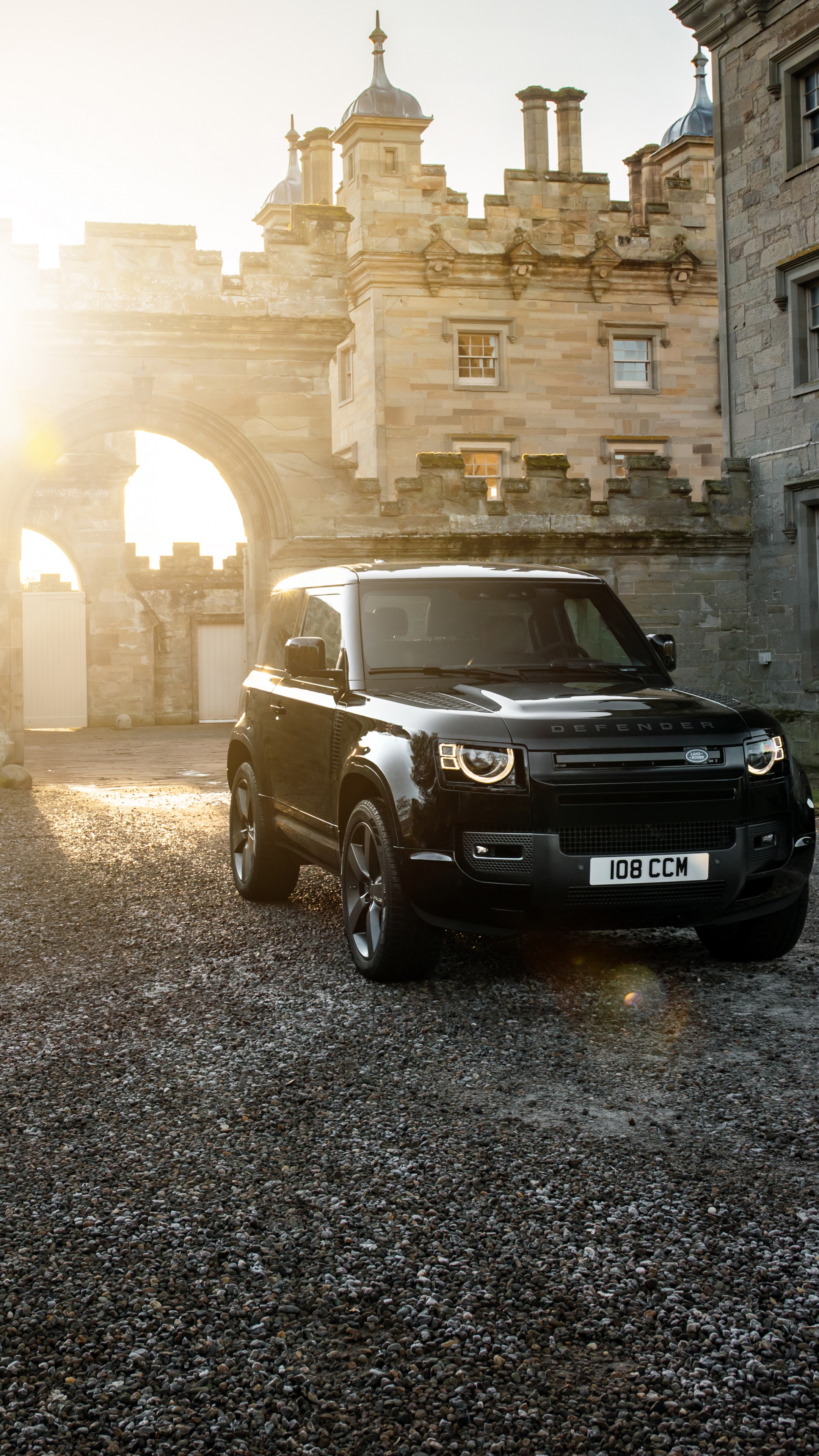Land Rover Defender 90 V8 Carpathian Edition Wallpaper 4K, Black cars, 2021