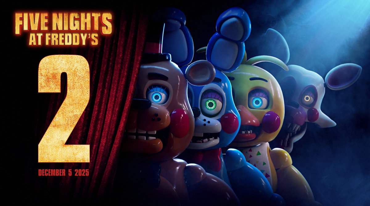 FNAF Movie 2 Begins Filming In Less Than 15 HOURS!!. October 27th To The End Of January Of 2025!! Scott Cawthon Will Also Be Sharing Photo From The Filming! (art Flav1u5) #FNAF #FNAF2 #