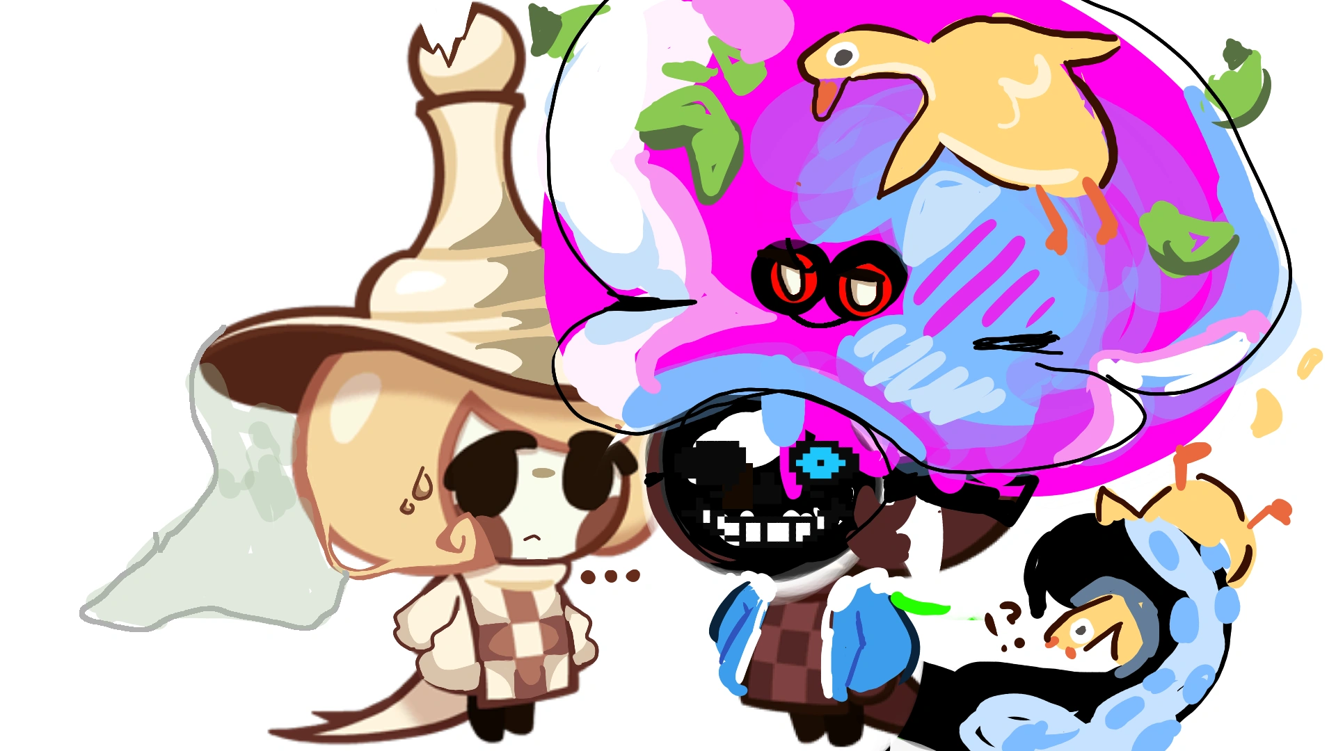 the wiki edited chess choco cookie, absolutely nothing went wrong with black pawn =)