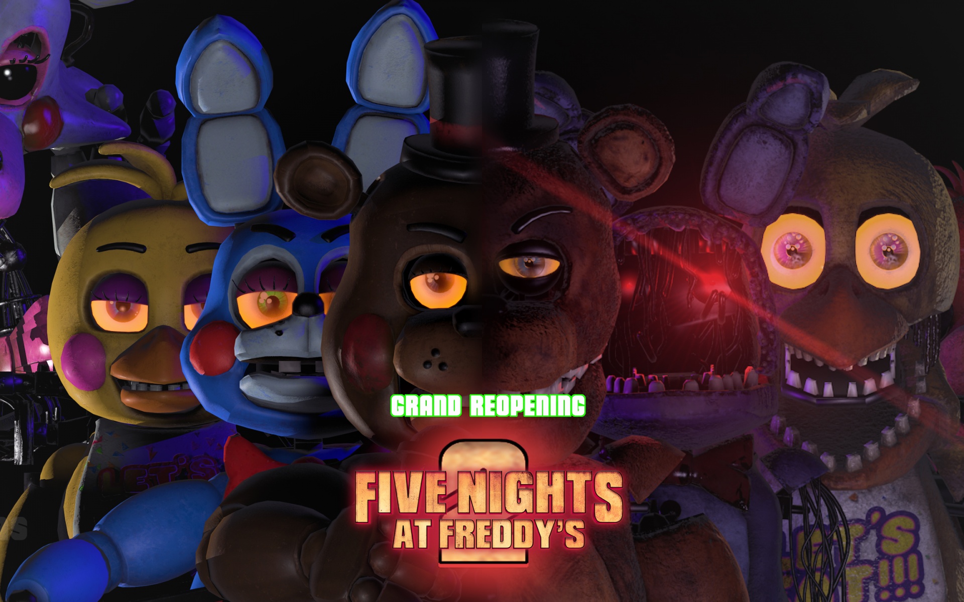 Five Nights at Freddy's 2 Wallpaper 4K, Ultrawide, Movie poster