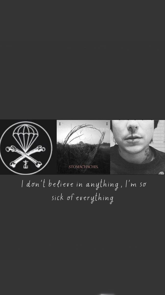Frank Iero Stomachaches wallpaper