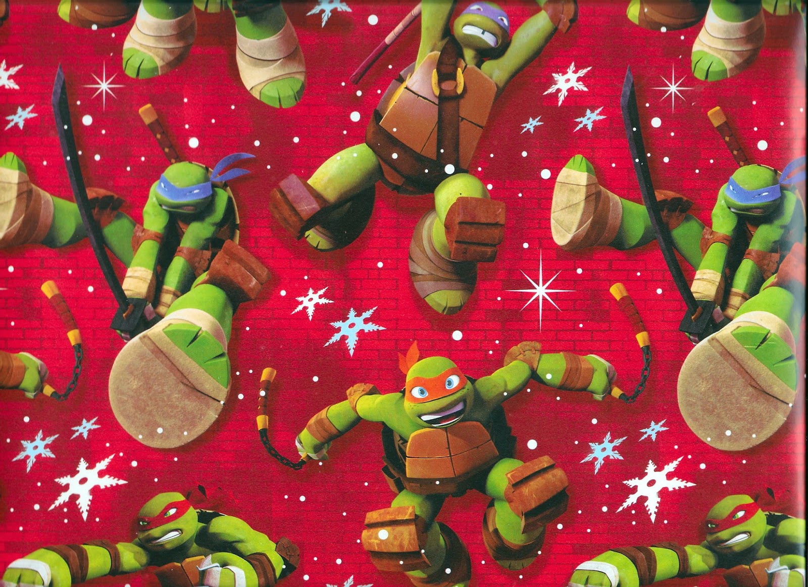 The Sewer Den: 24 Days of Turtle: Day 9 (Gift Wrap Bundle)