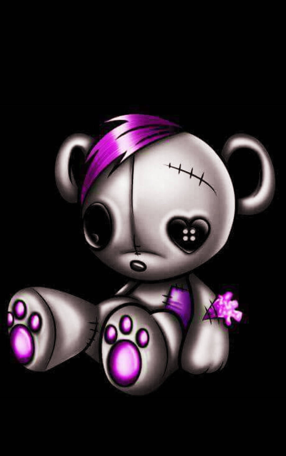 Download Embrace Your Darkness Teddy Bear Profile Picture Wallpaper