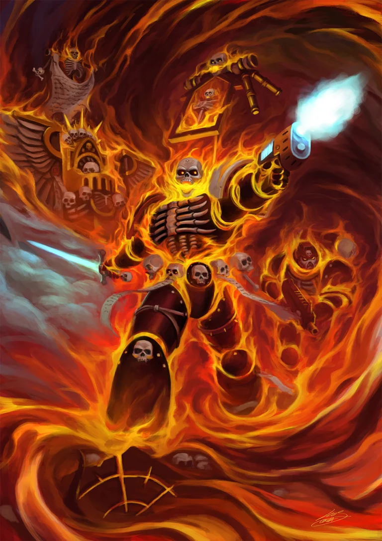 Legion of the Damned Warhammer 40K Artwork