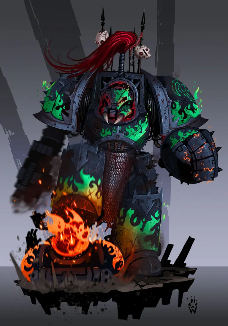 Legion of the Damned Warhammer 40K Artwork