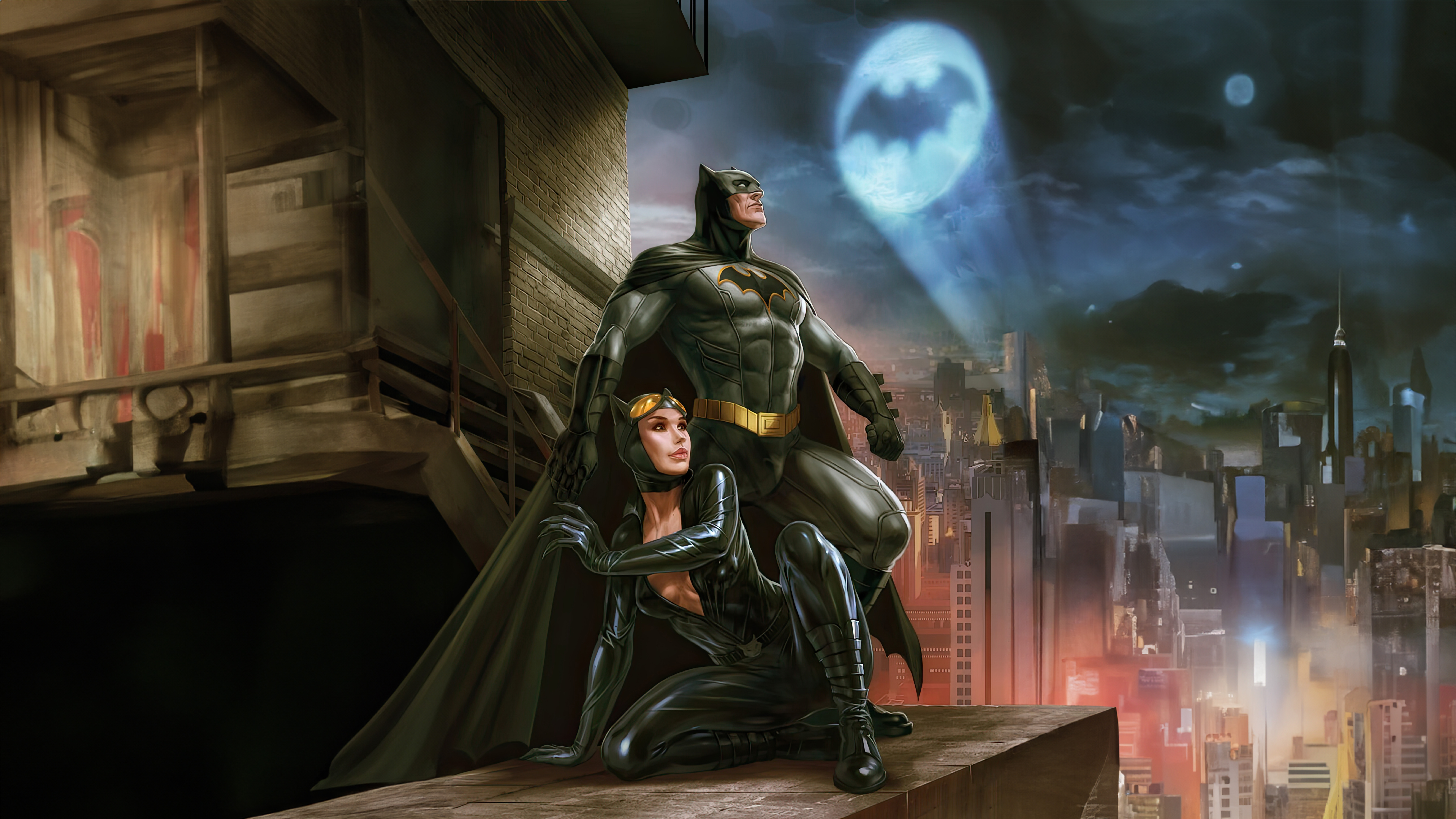 Batman And Catwoman Forbidden Love Wallpaper, HD Superheroes Wallpaper, 4k Wallpaper, Image, Background, Photos and Picture