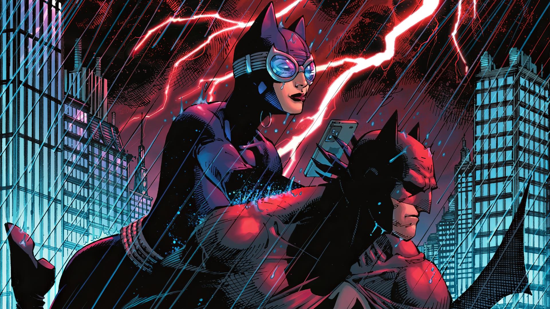 Download Batman Catwoman DC Comics Jim Lee HD Wallpaper