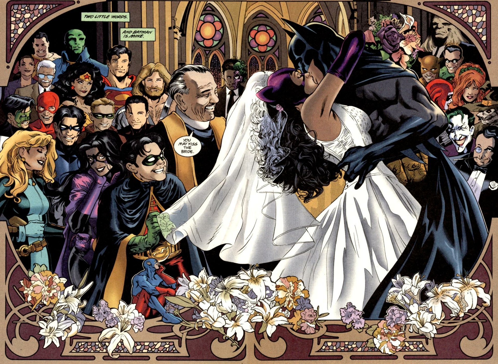 Batman HD Wallpaper: A Comic Celebration of Love