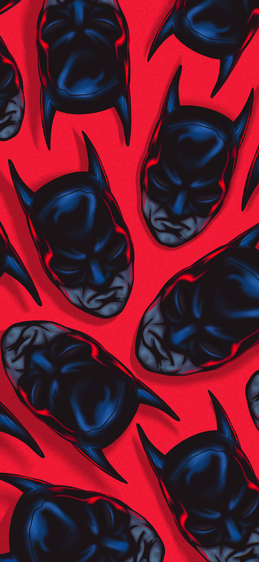 Download Red Batman Logo Your Love for the Protector of Gotham Wallpaper