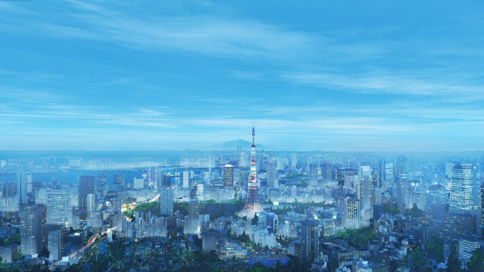 Tokyo Anime City Ultra HD Wallpaper