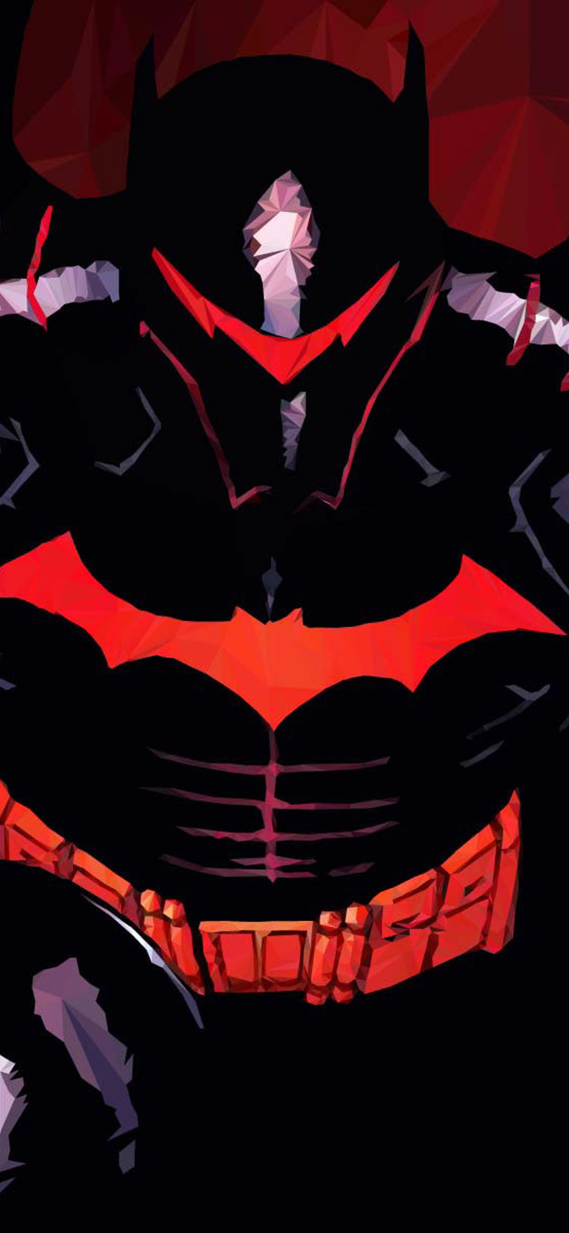 Batman Hellbat Polygon Art iPhone XS, iPhone 10, iPhone X , HD 4k Wallpaper, Image, Background, Photos and Picture