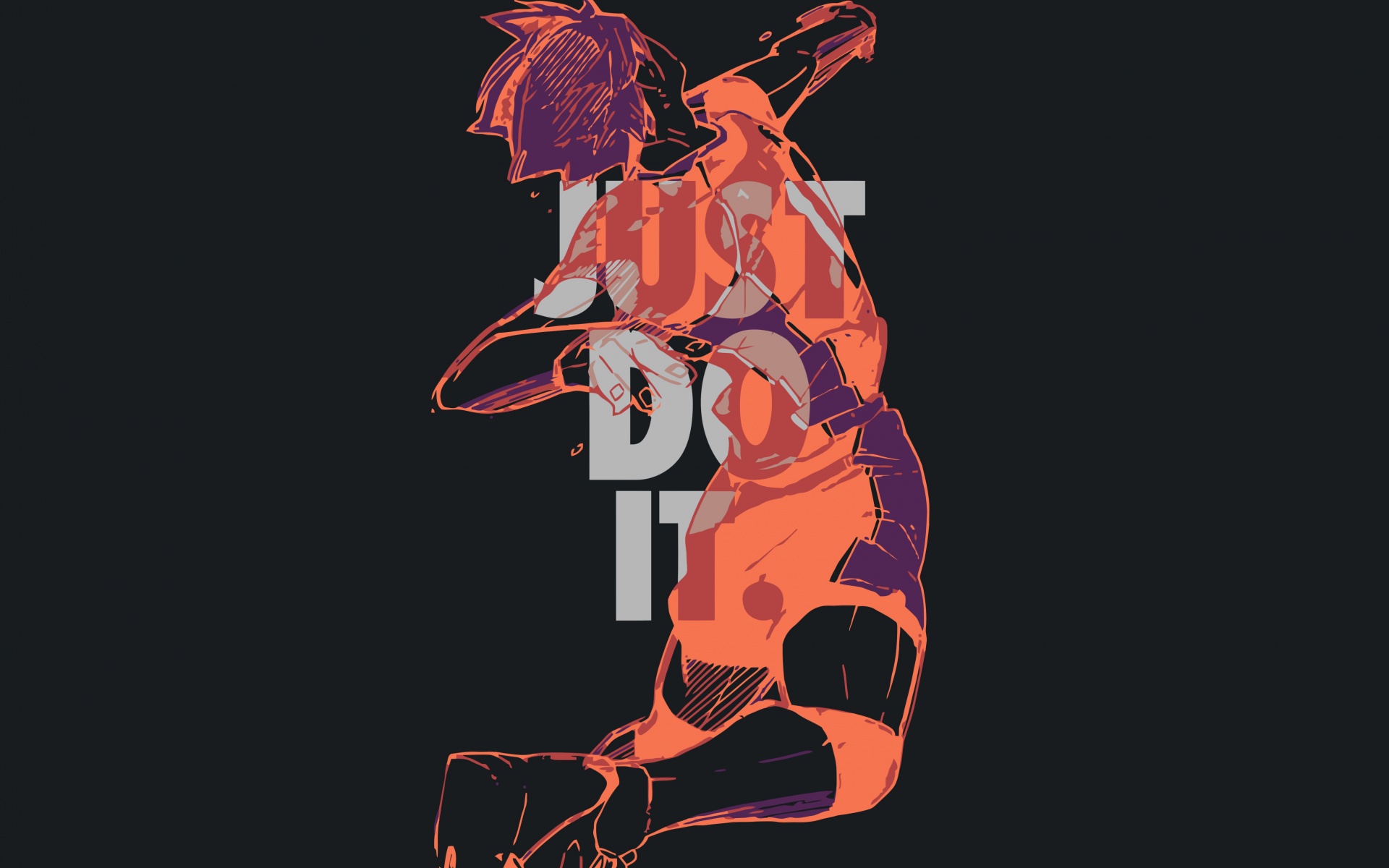 Just Do It Wallpaper 4K, Volleyball player