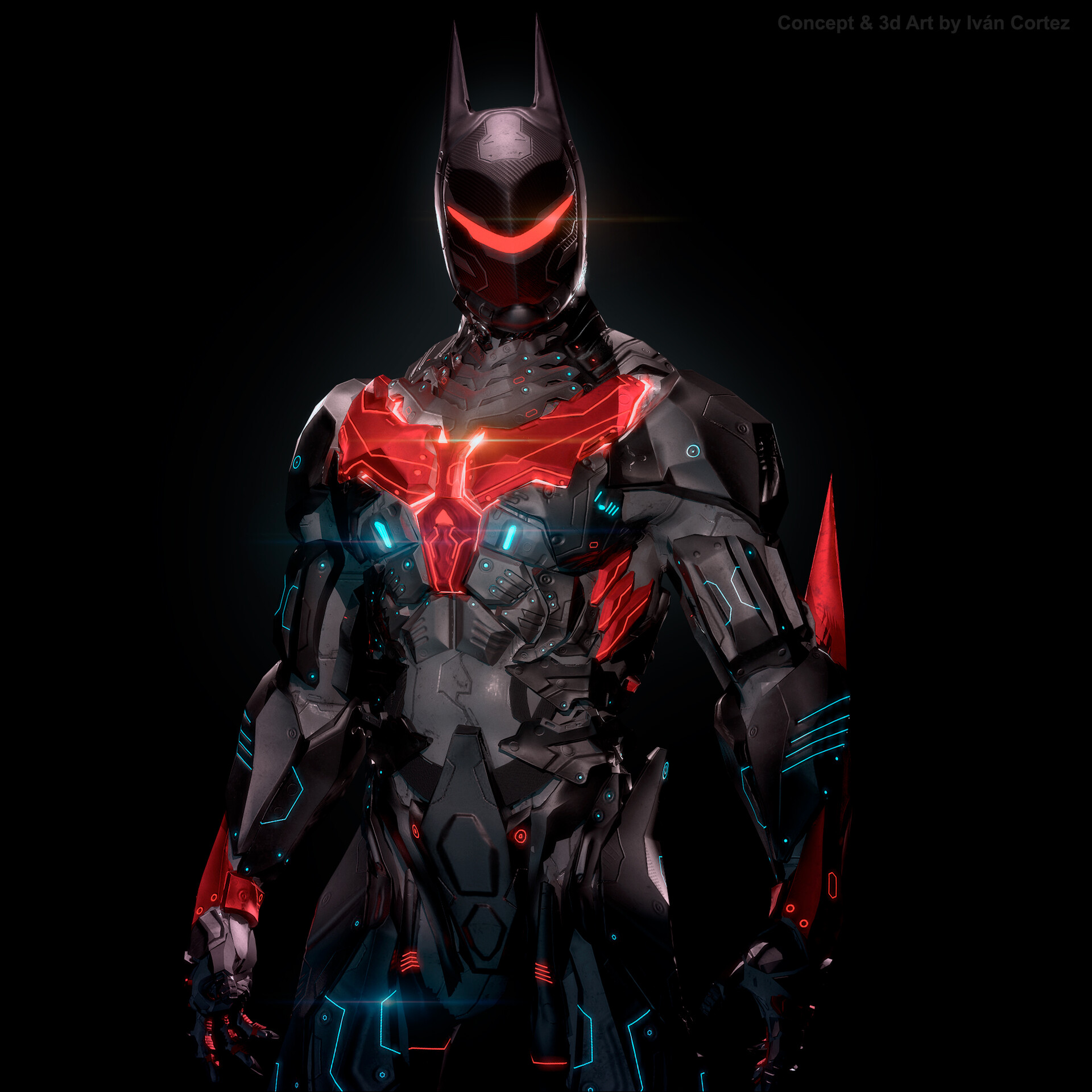 Concept Batman Hellbat Suit Hellbat Armor Injustice Deals