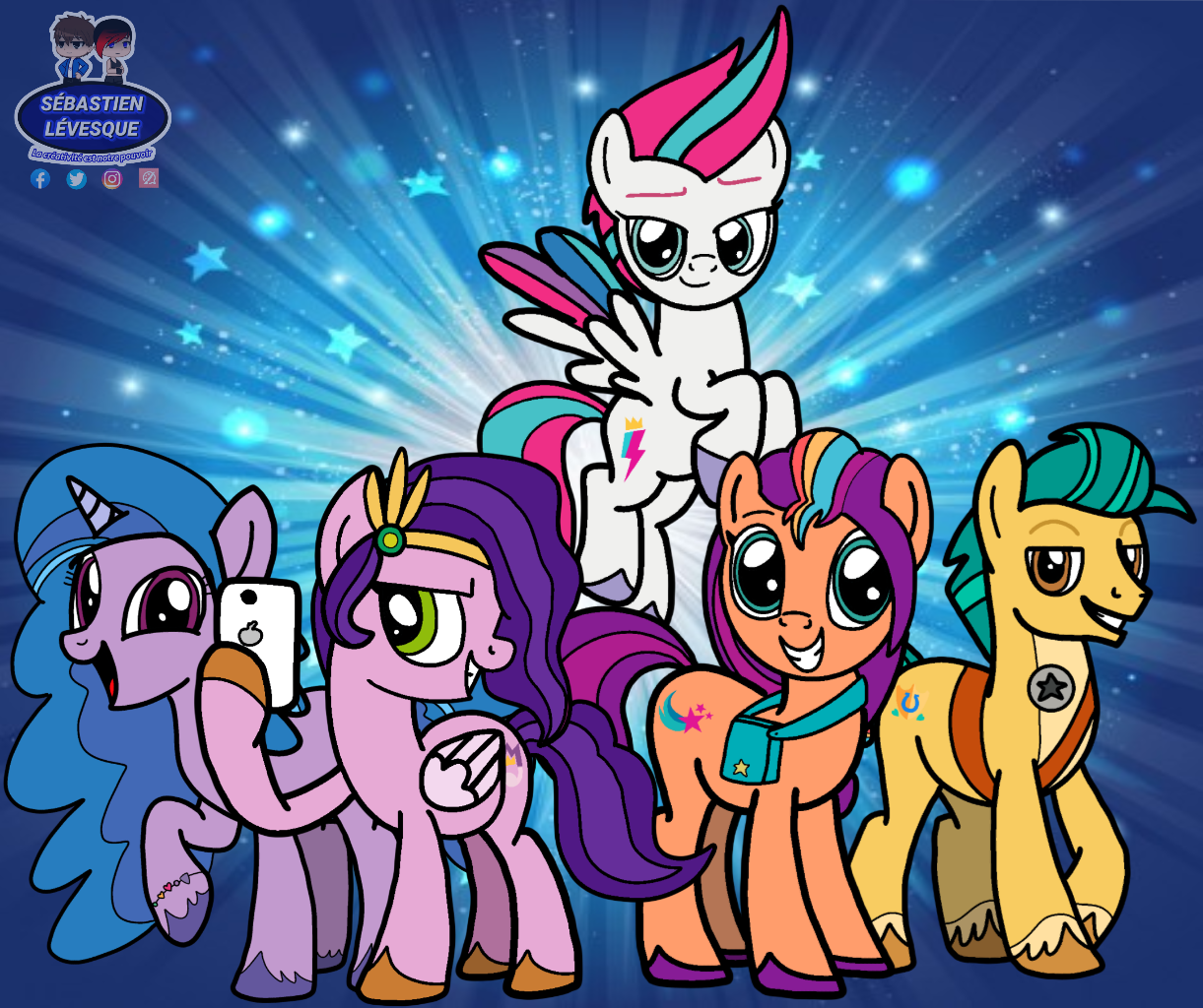 The whole Generation 5: Tell your Tale mlp gang by SebGroupArts2009 on Newgrounds