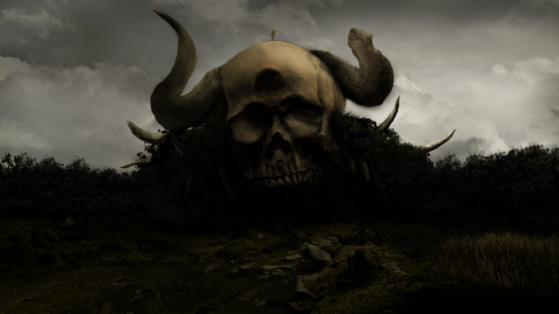 The demon skull from Hage. Hope y'all like it!