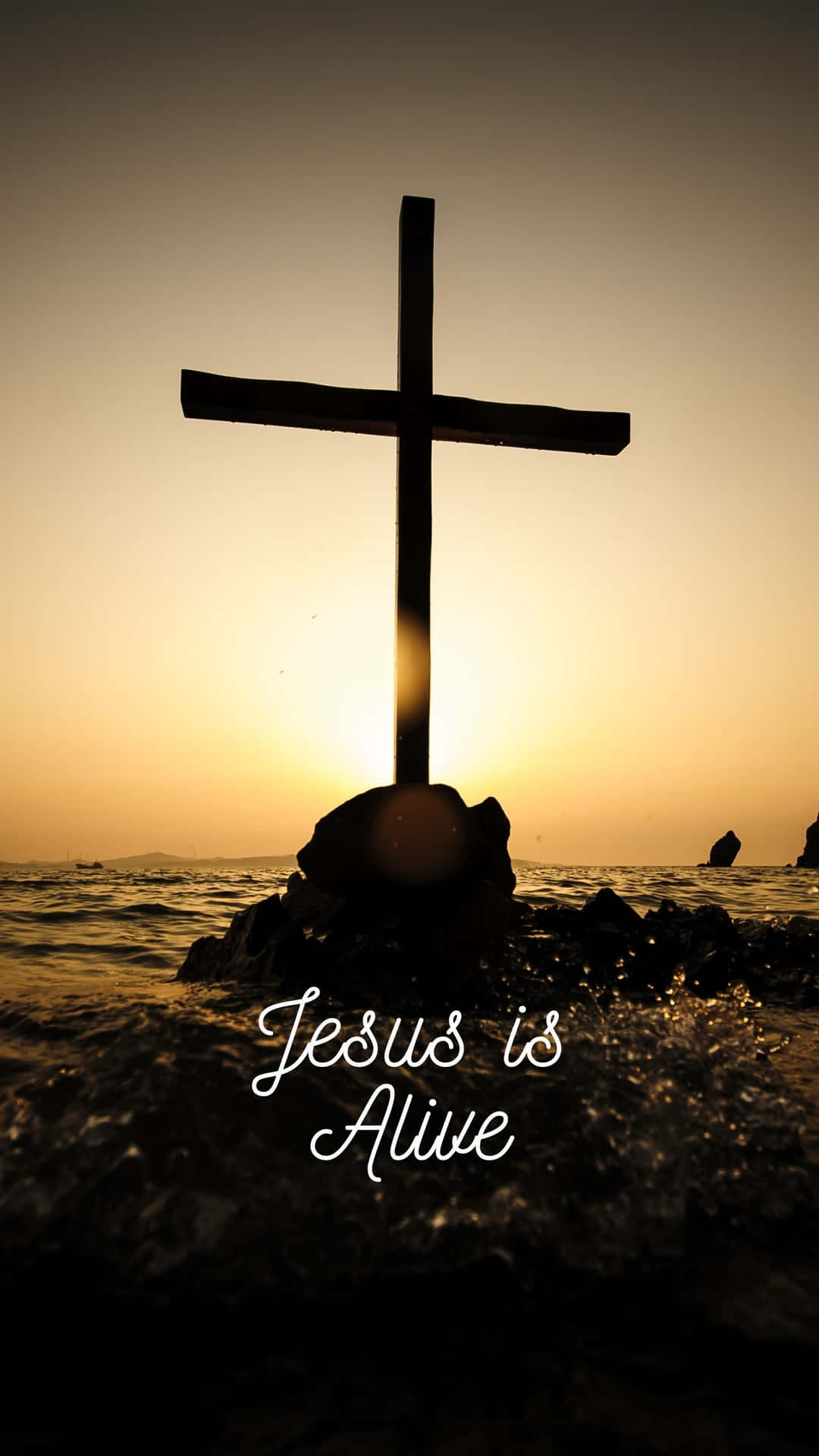 Download Unlock the mysteries of faith with the Jesus iPhone Wallpaper