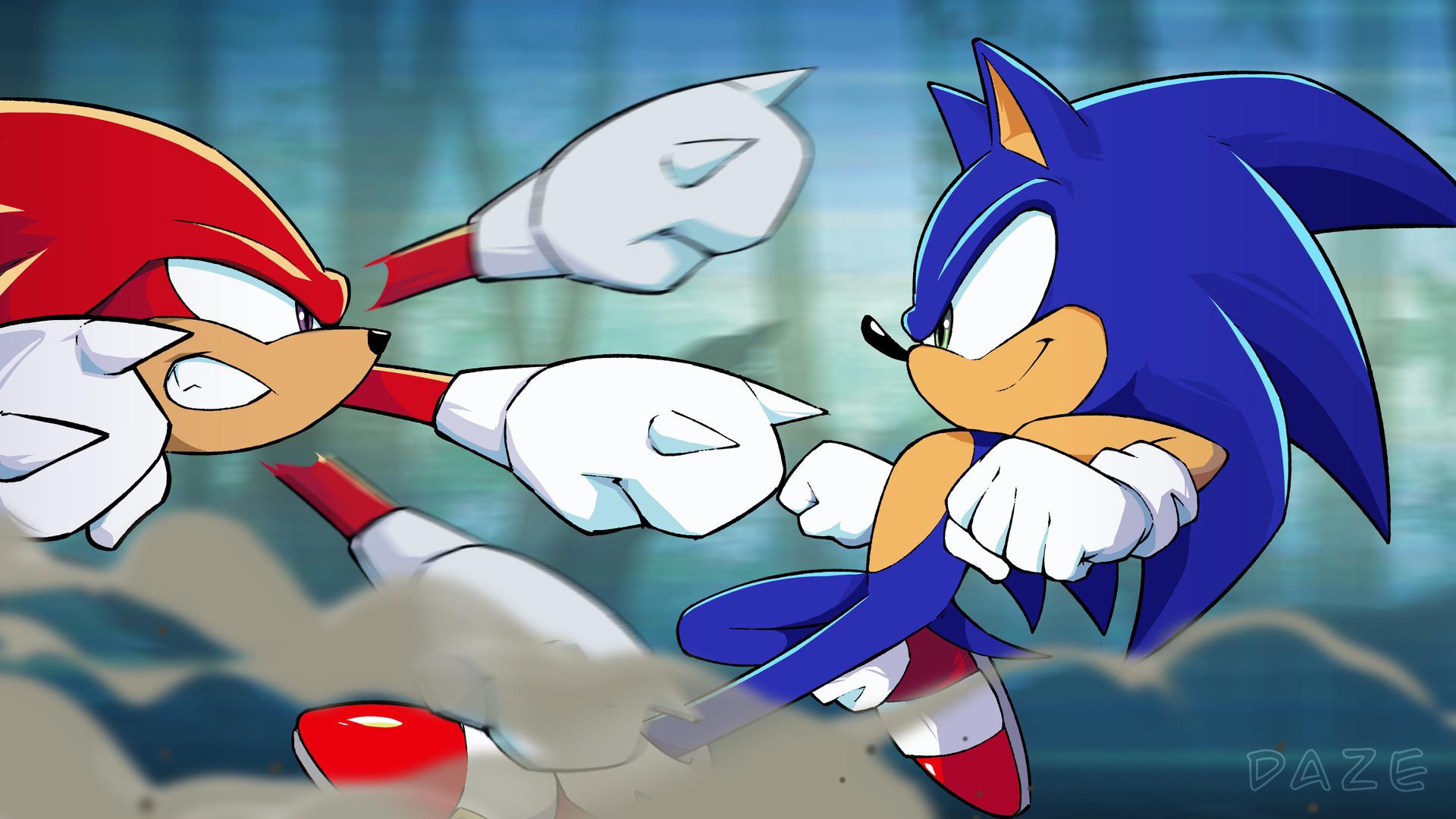 OC Sonic vs Knuckles